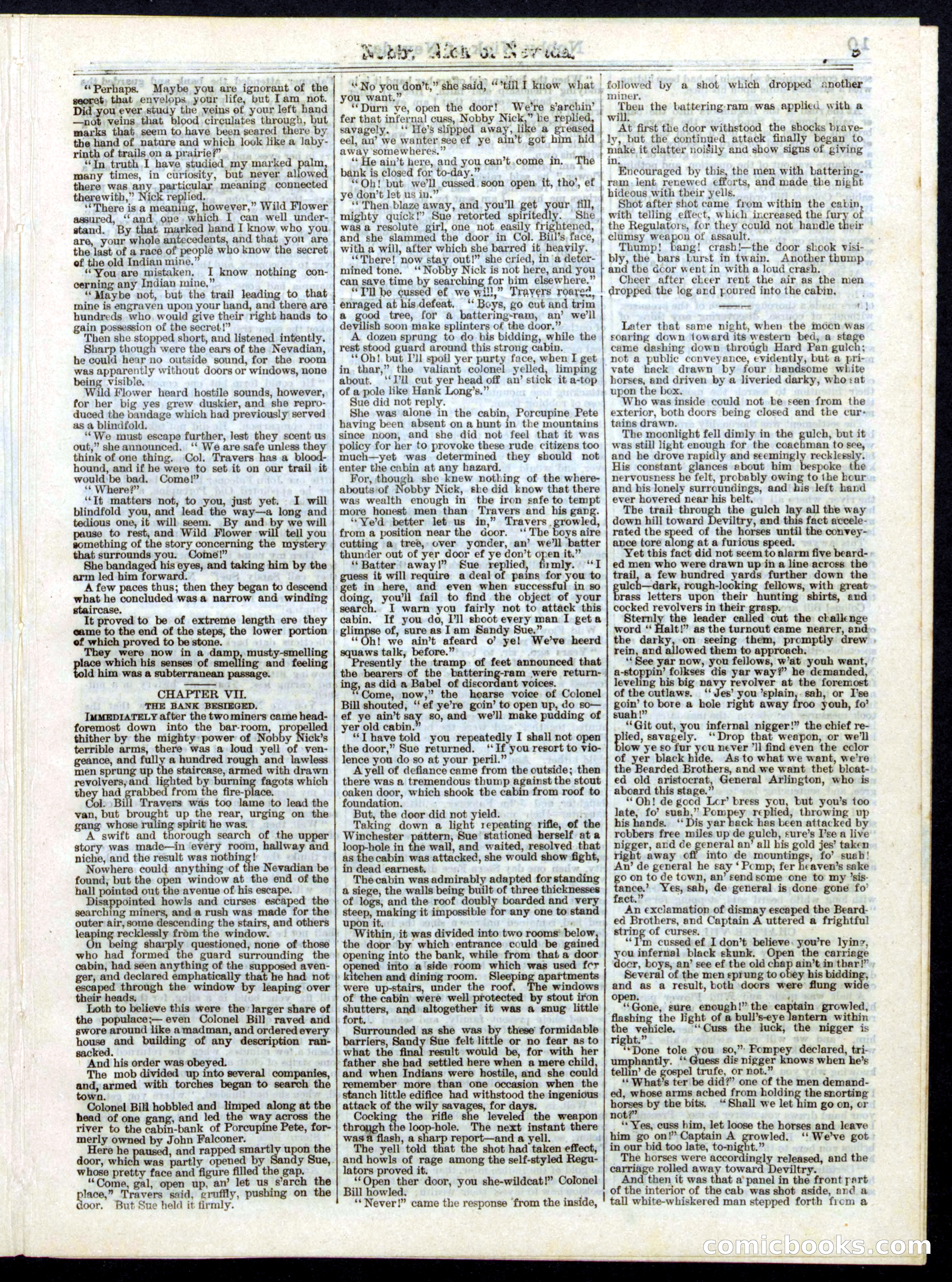 Nobby Nick of Nevada; or, The Scamps of the Sierras — page 9 of 16