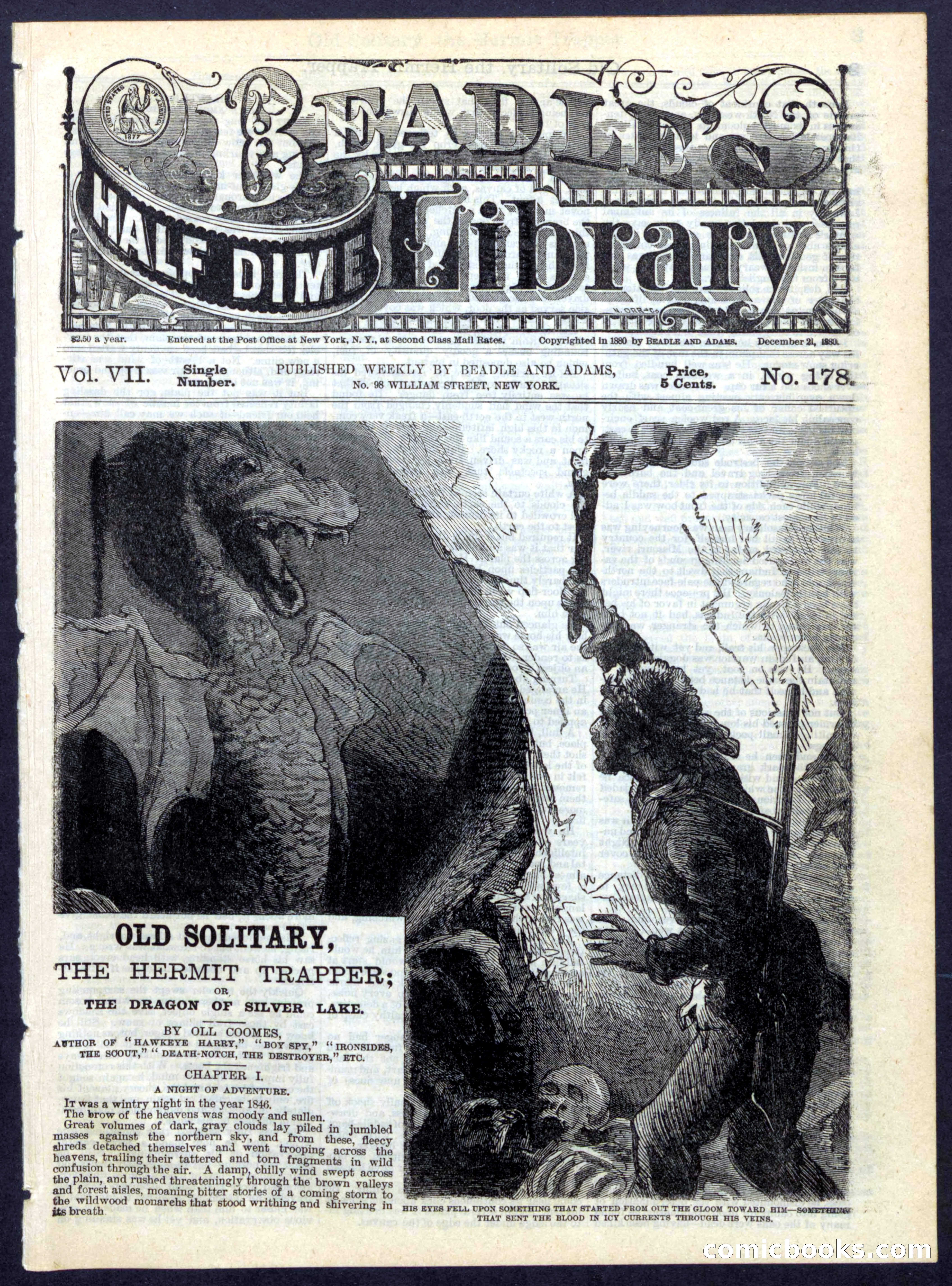Beadle's Half Dime Library, No. 178