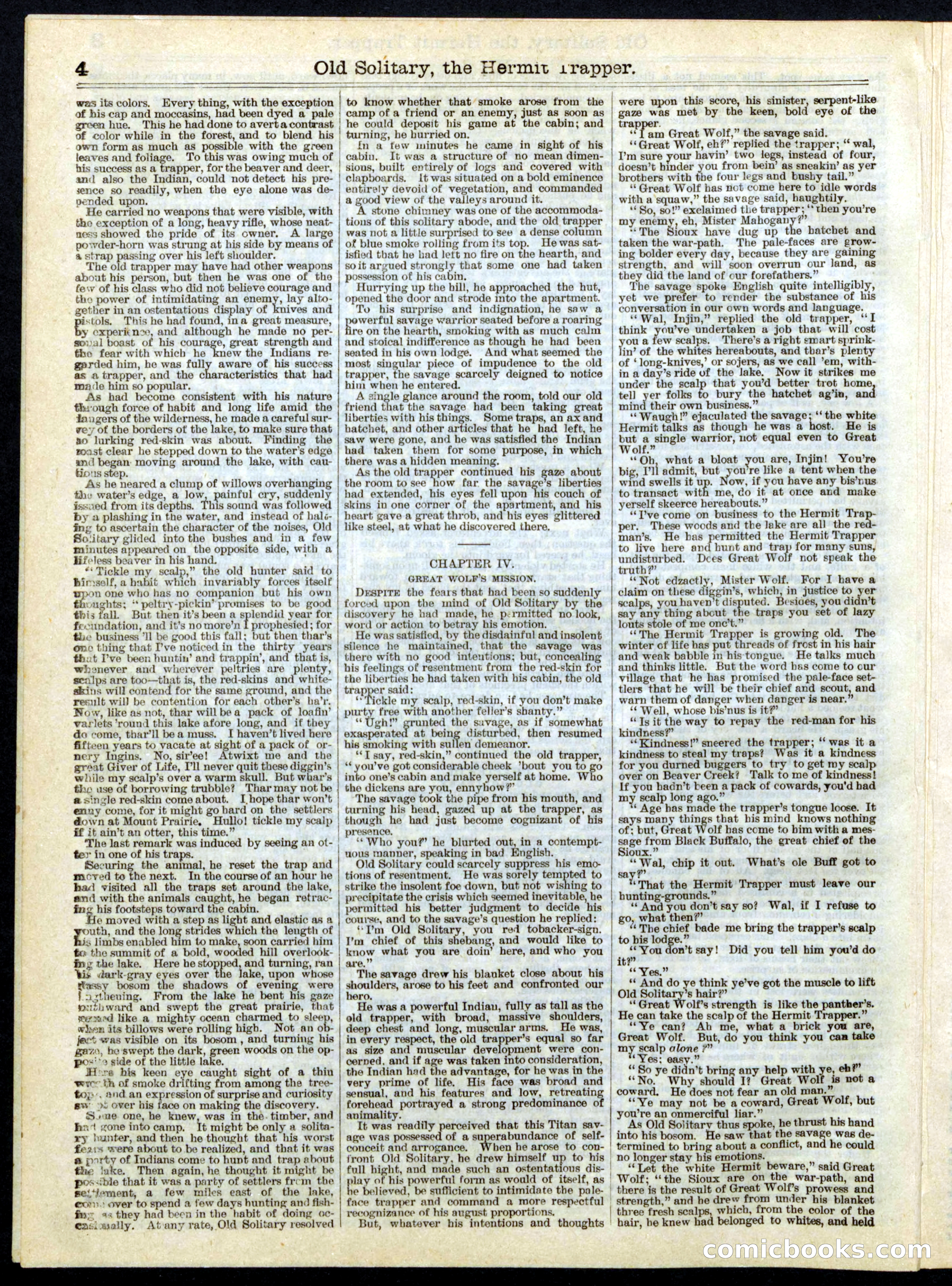 Beadle's Half Dime Library, No. 178 — page 4 of 16