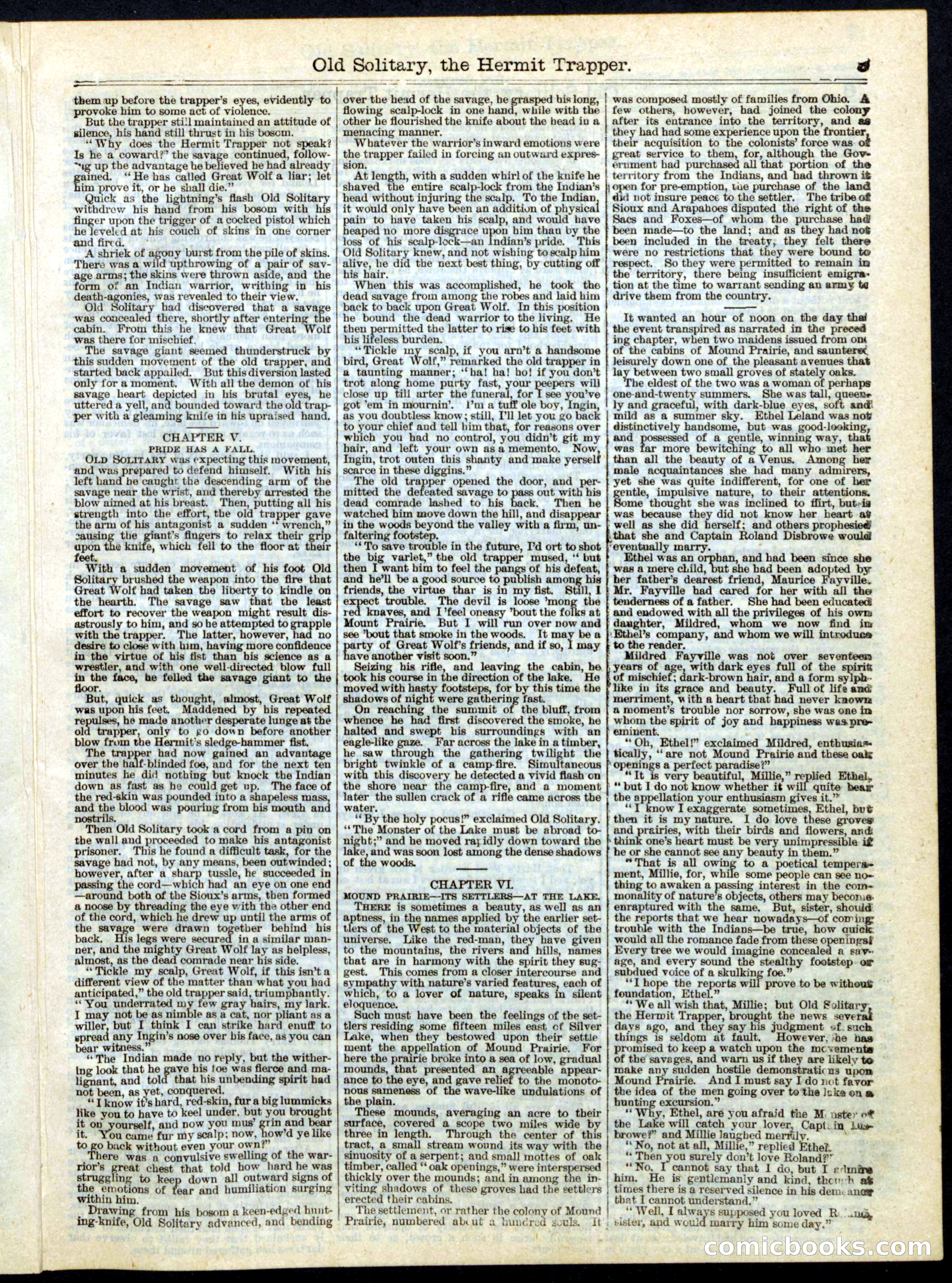 Beadle's Half Dime Library, No. 178 — page 5 of 16