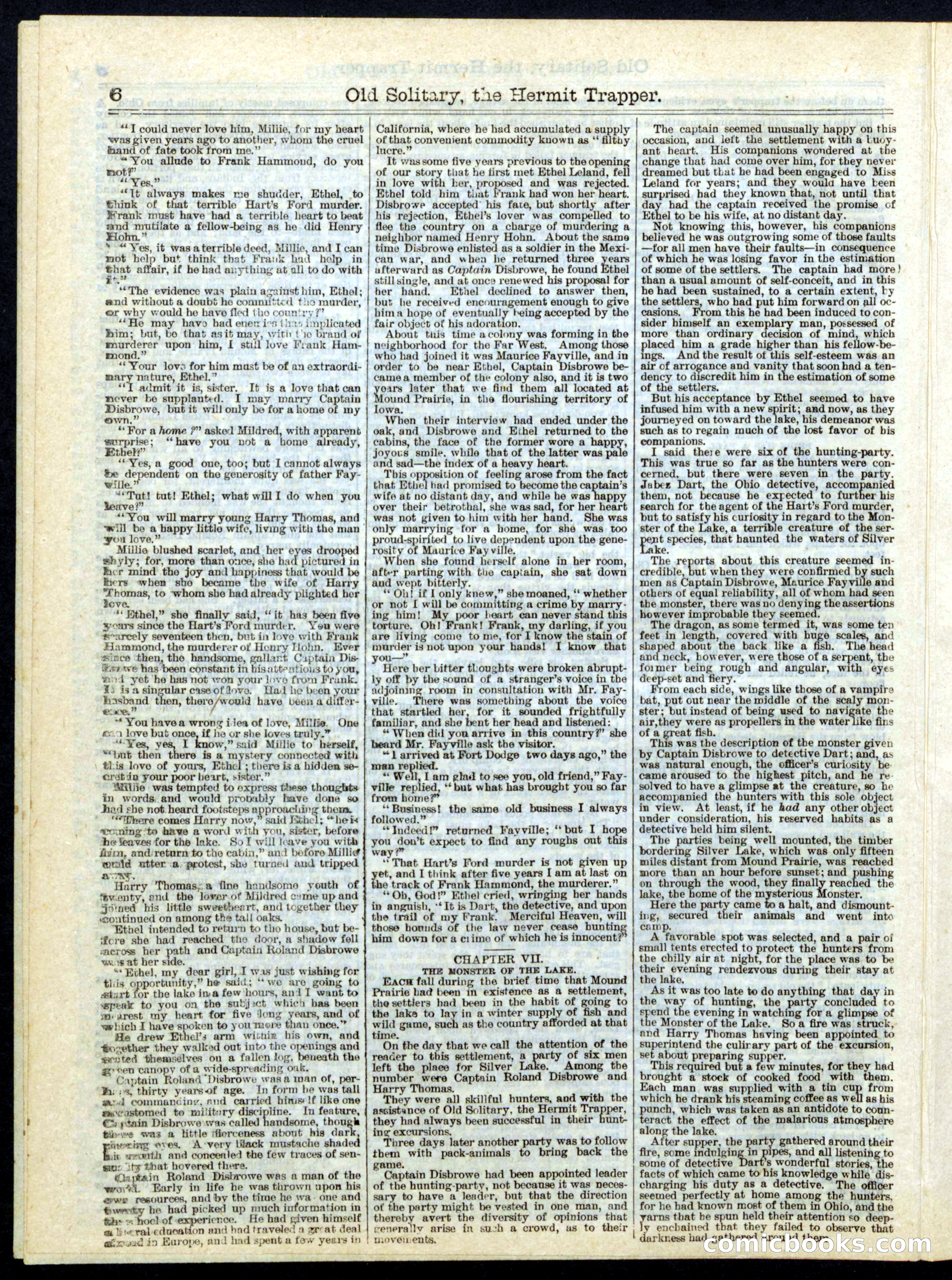 Beadle's Half Dime Library, No. 178 — page 6 of 16