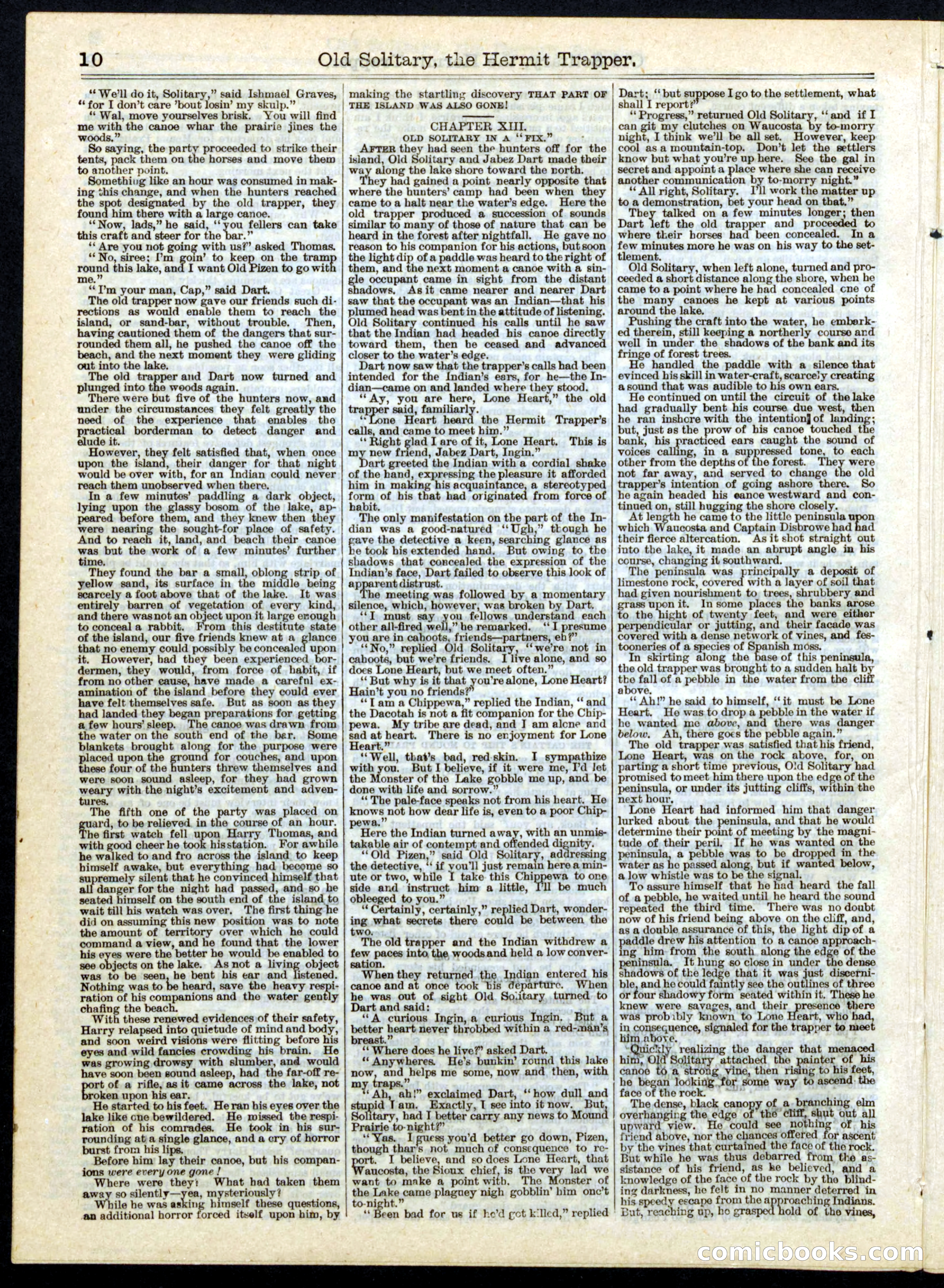 Beadle's Half Dime Library, No. 178 — page 10 of 16