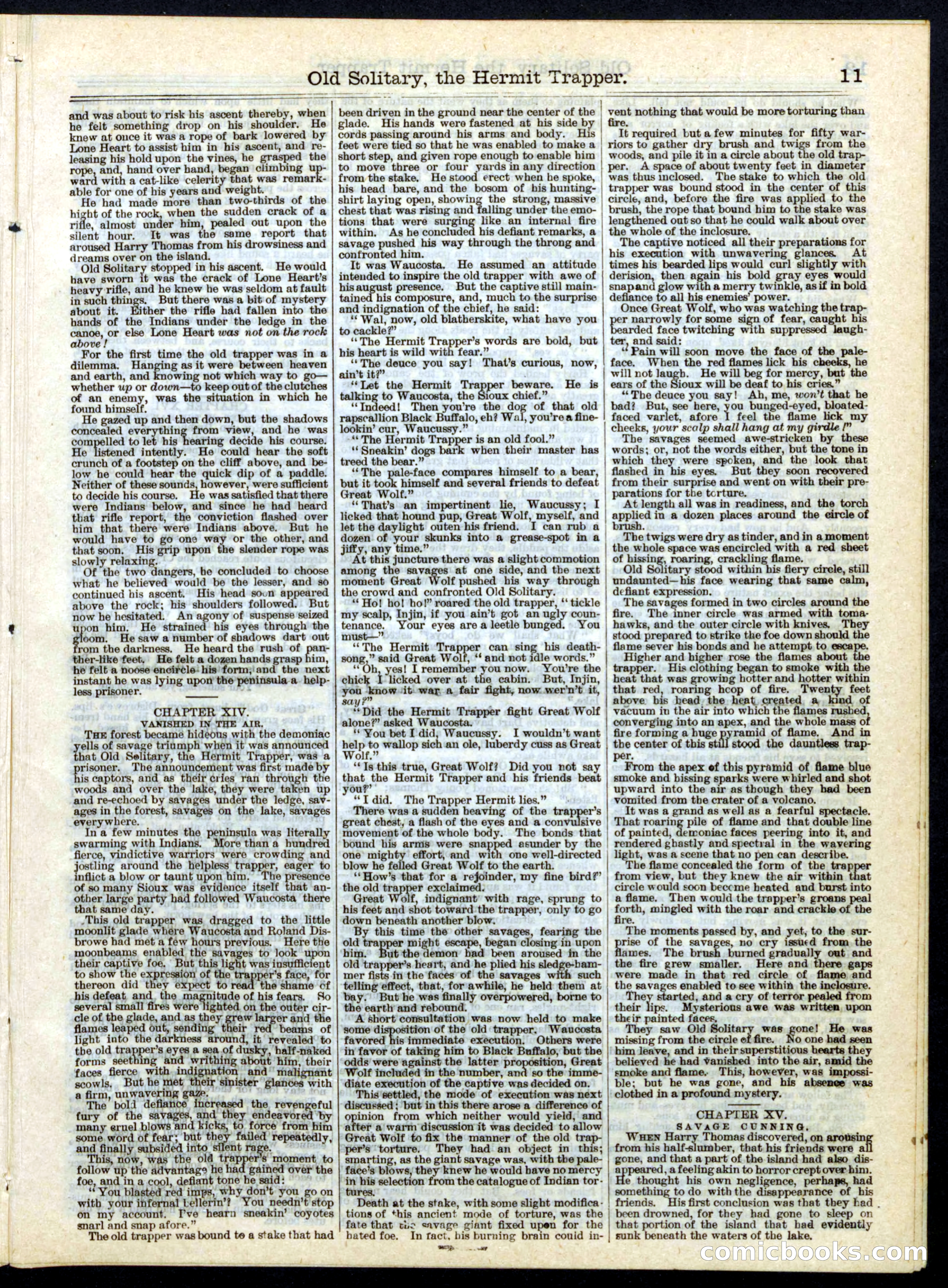Beadle's Half Dime Library, No. 178 — page 11 of 16