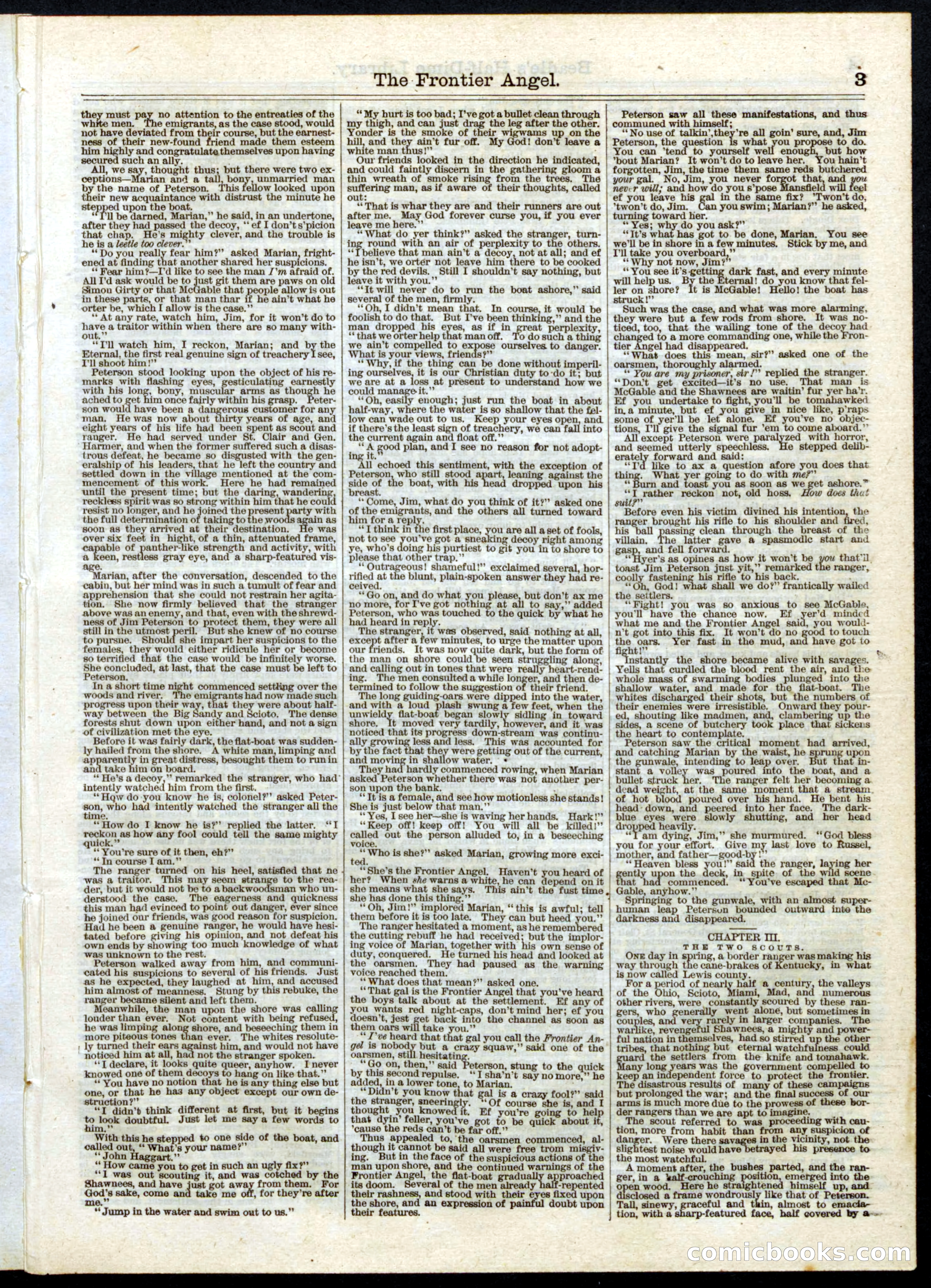 The Frontier Angel: A Romance of Kentucky Rangers' Life — page 3 of 16