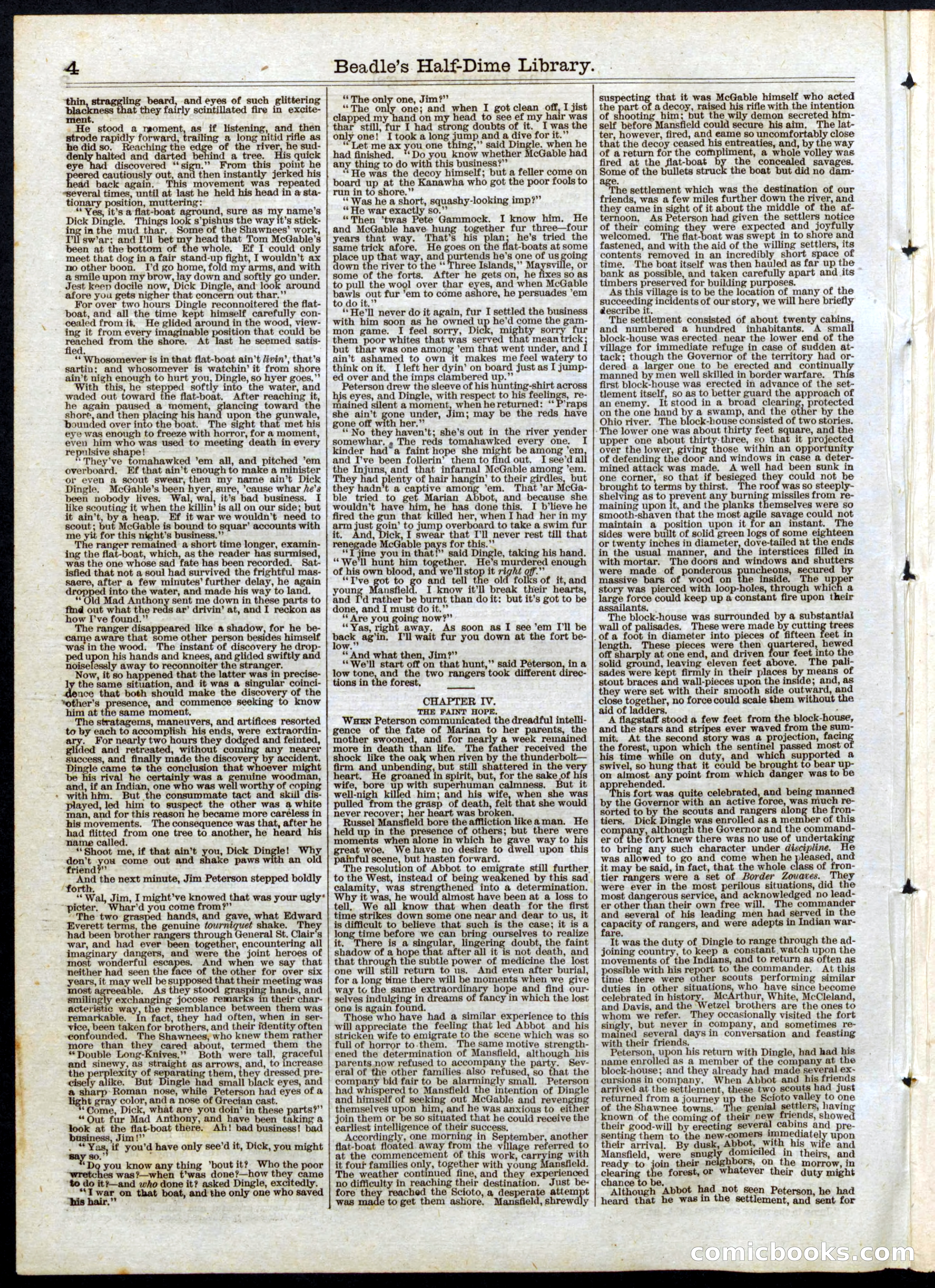 The Frontier Angel: A Romance of Kentucky Rangers' Life — page 4 of 16