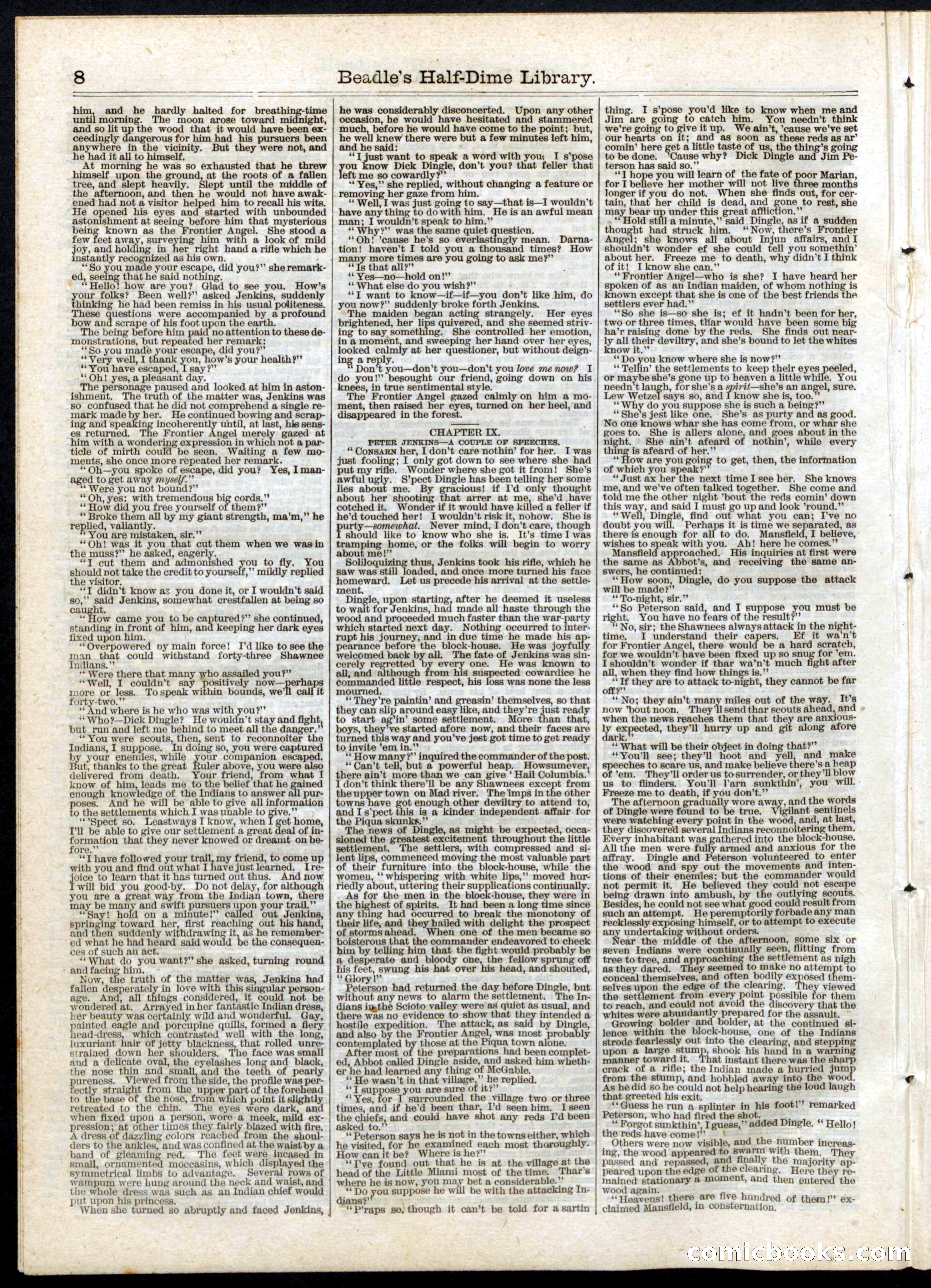 The Frontier Angel: A Romance of Kentucky Rangers' Life — page 8 of 16