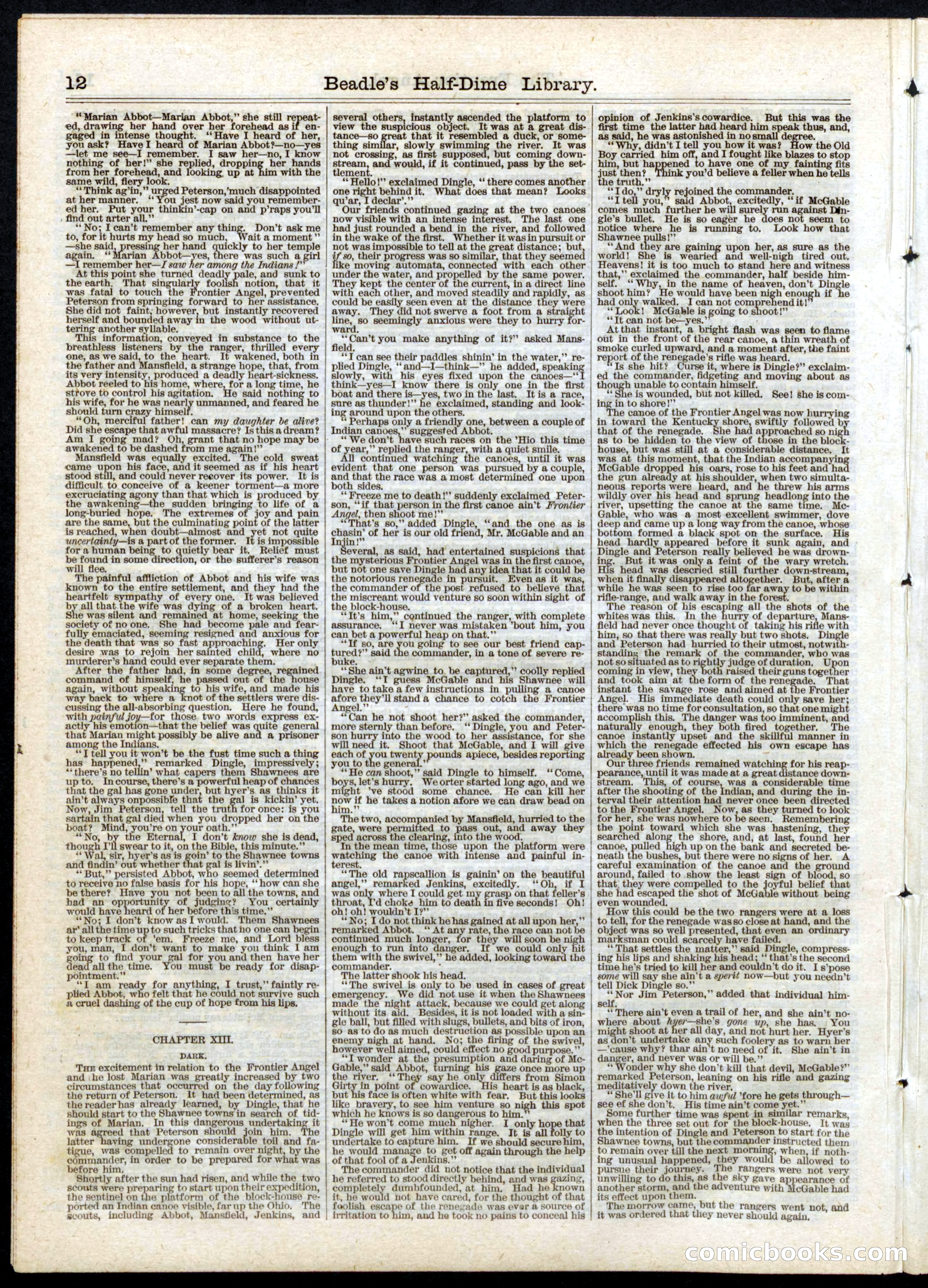 The Frontier Angel: A Romance of Kentucky Rangers' Life — page 12 of 16