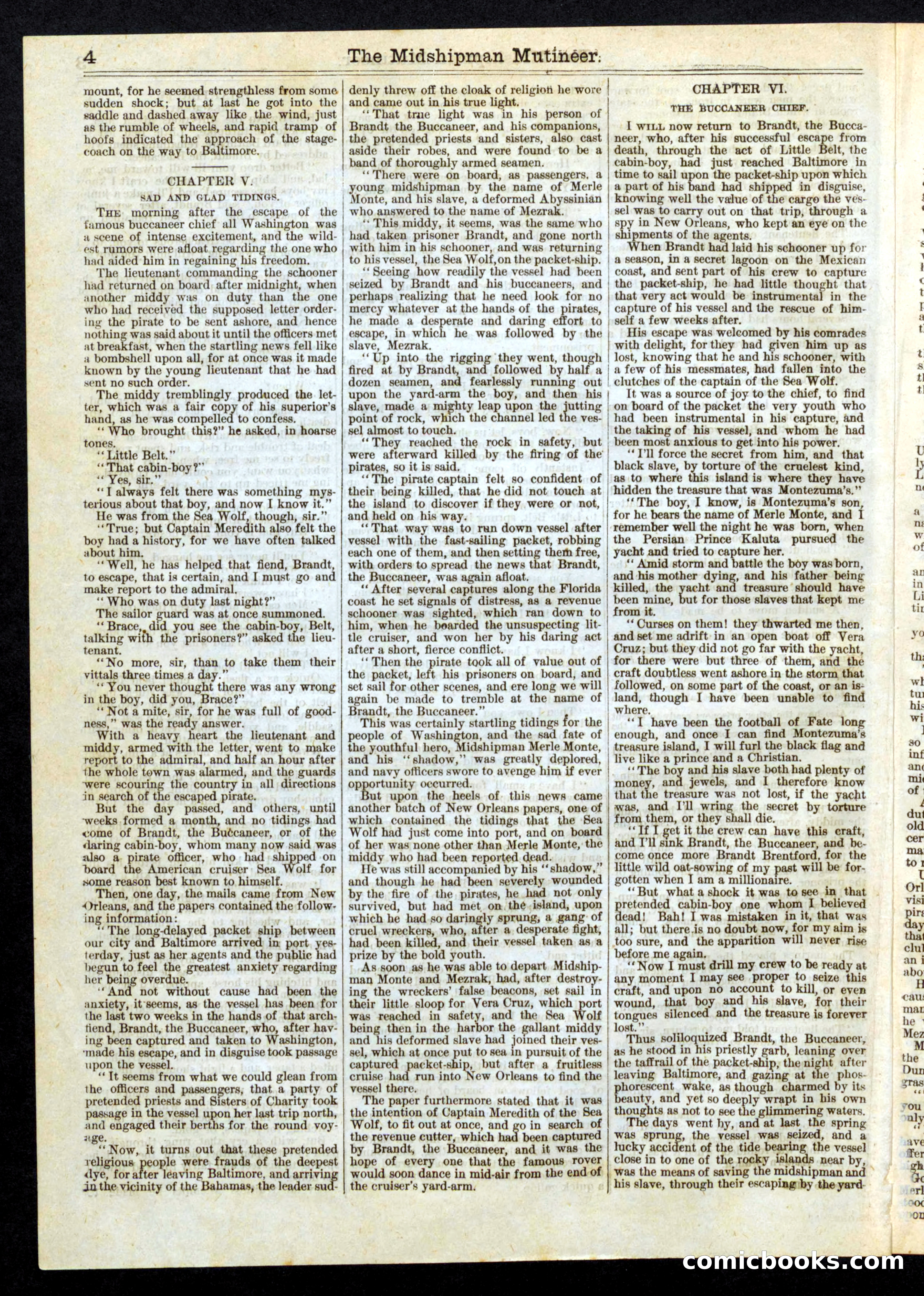 The Midshipman Mutineer; or, Brandt, the Buccaneer — page 4 of 16