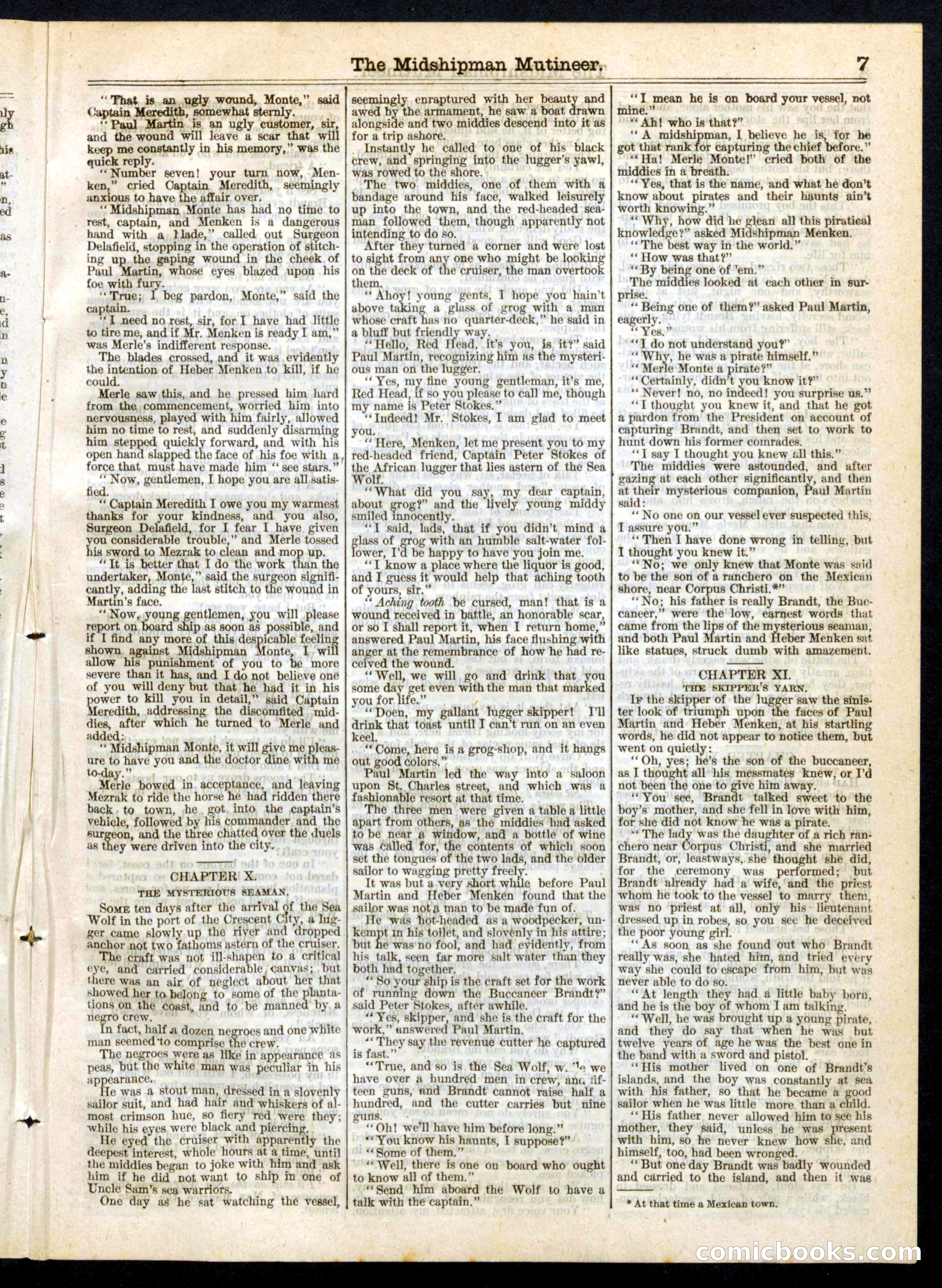The Midshipman Mutineer; or, Brandt, the Buccaneer — page 7 of 16