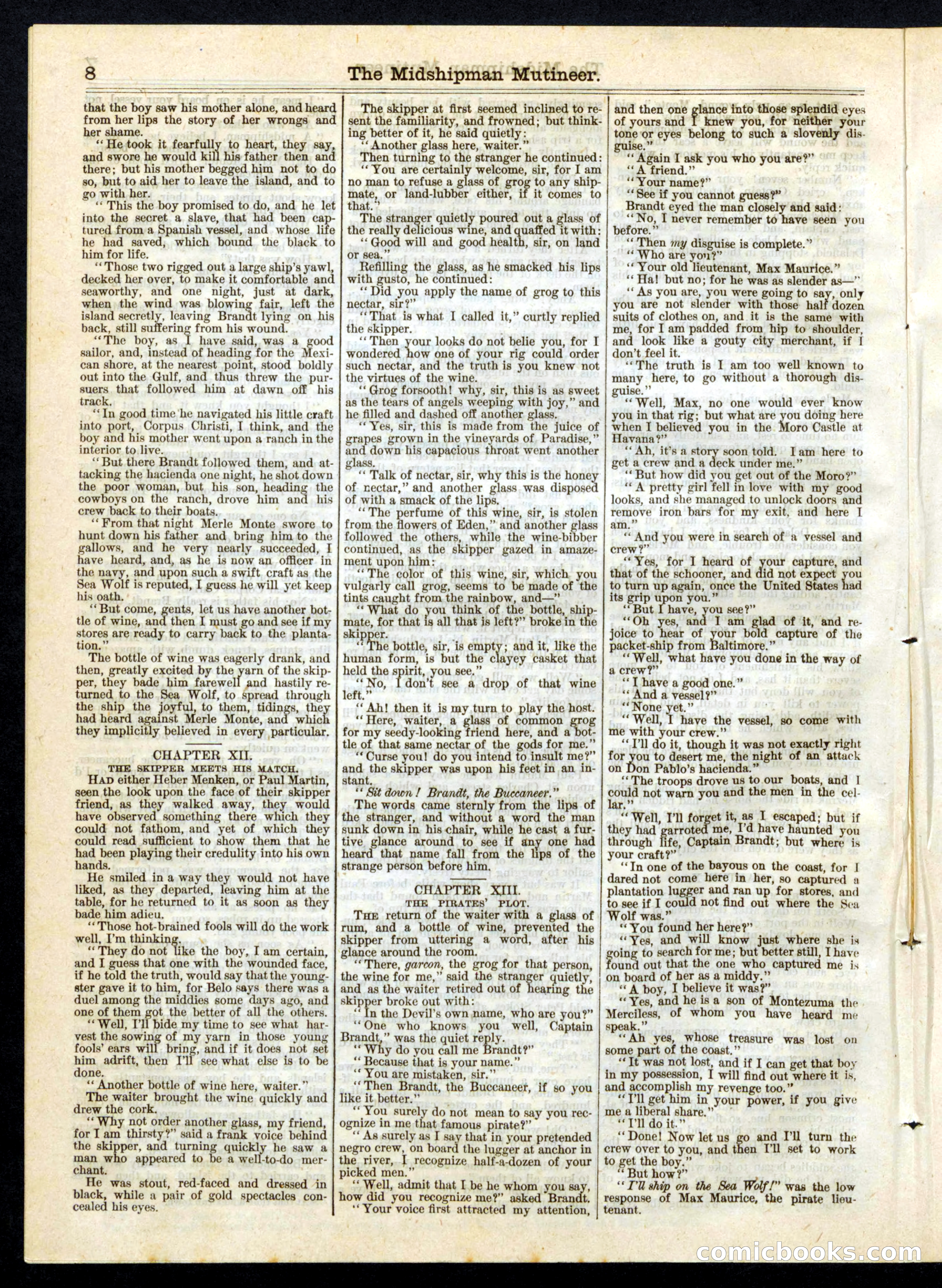 The Midshipman Mutineer; or, Brandt, the Buccaneer — page 8 of 16