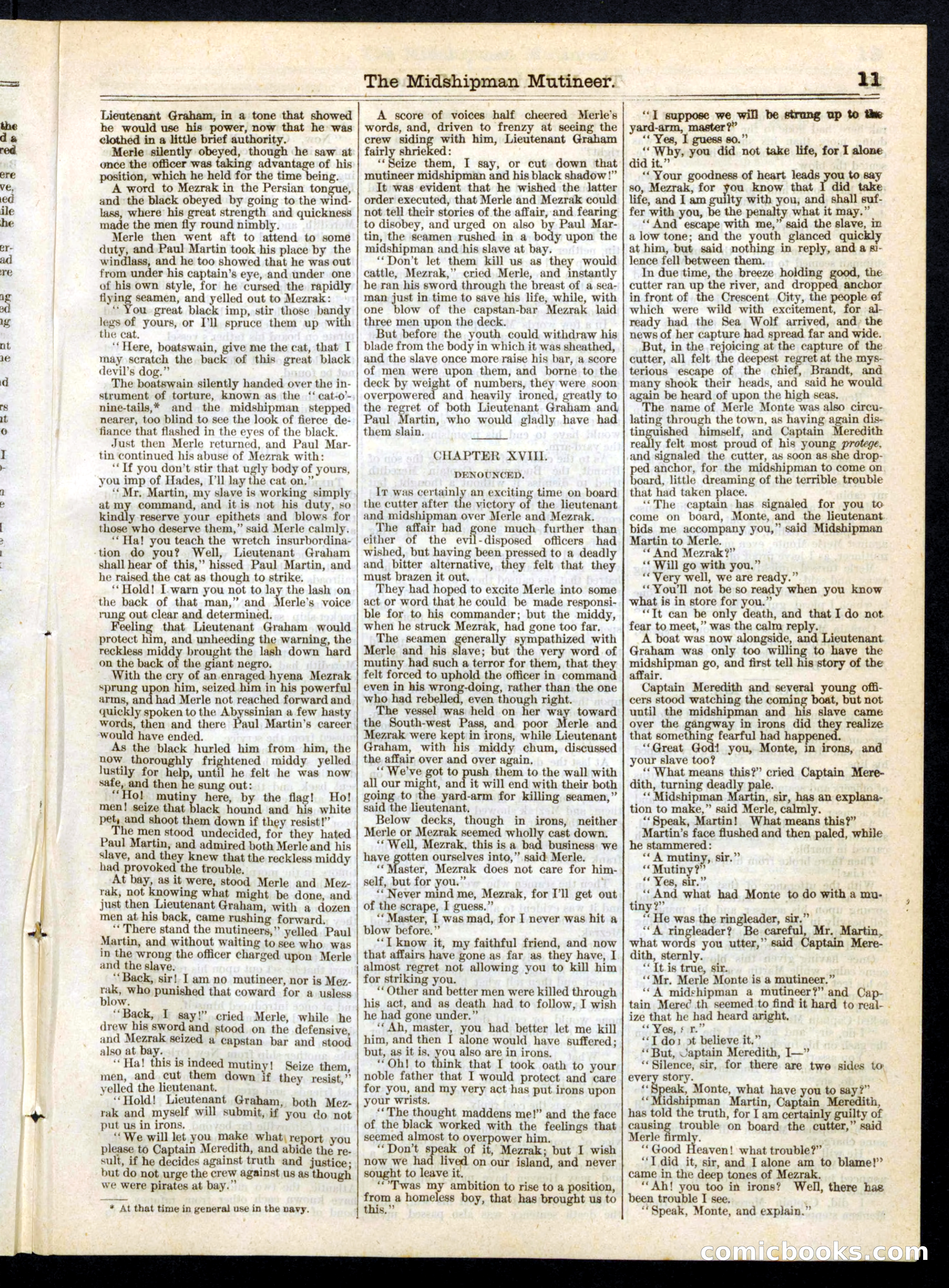 The Midshipman Mutineer; or, Brandt, the Buccaneer — page 11 of 16