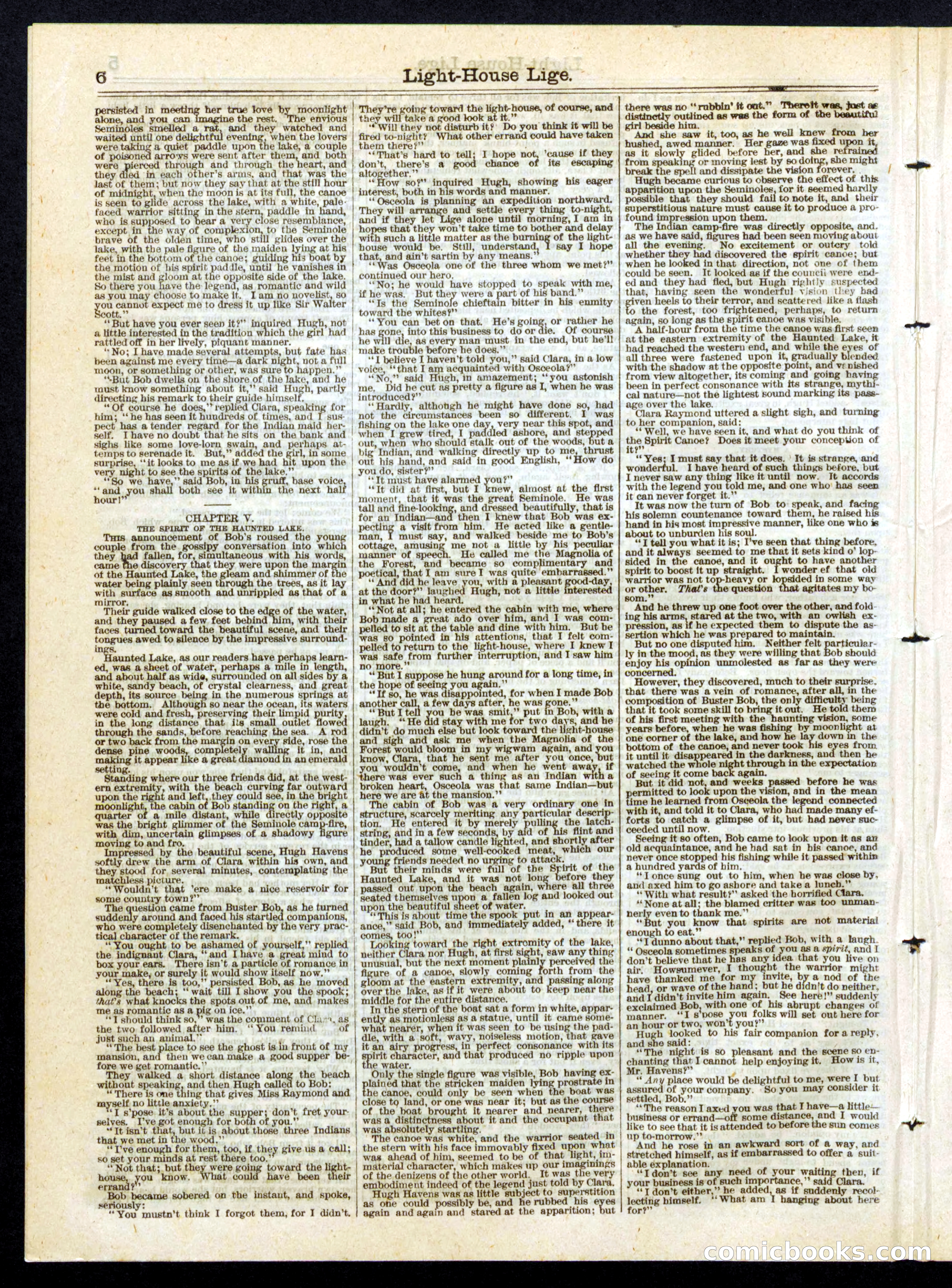 Light-House Lice; or, Osceola, the Firebrand of the Everglades — page 6 of 16