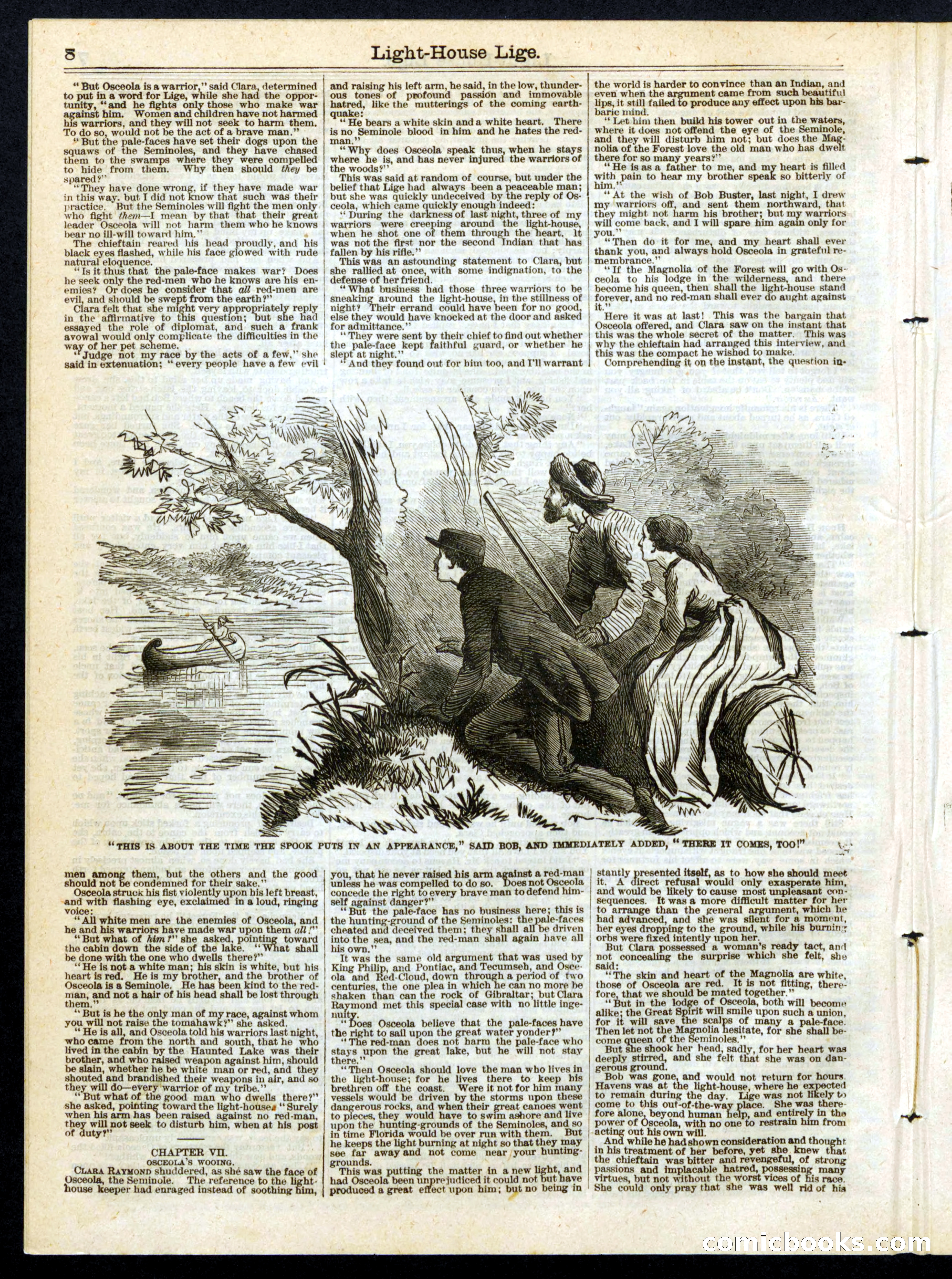 Light-House Lice; or, Osceola, the Firebrand of the Everglades — page 8 of 16