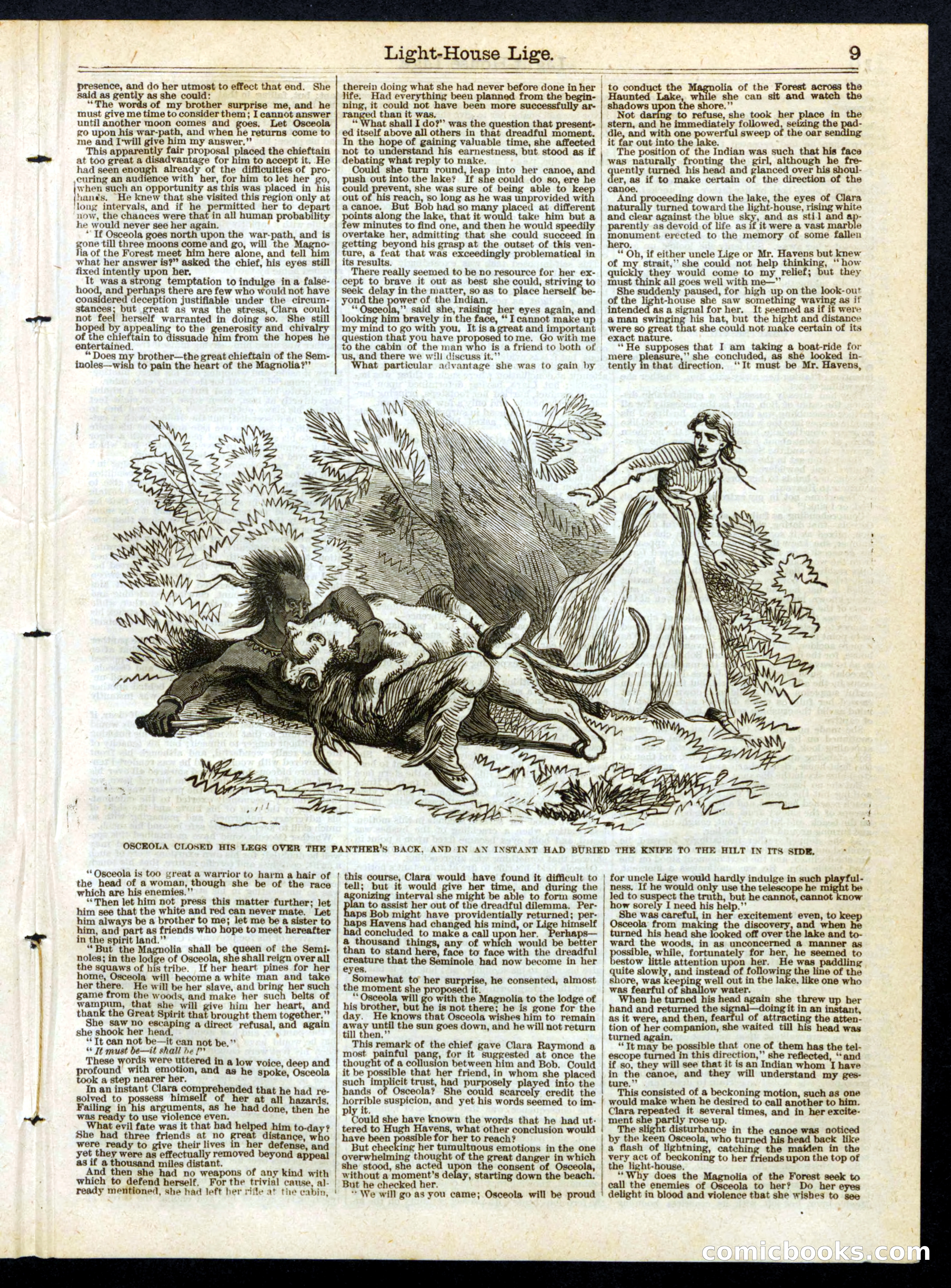 Light-House Lice; or, Osceola, the Firebrand of the Everglades — page 9 of 16