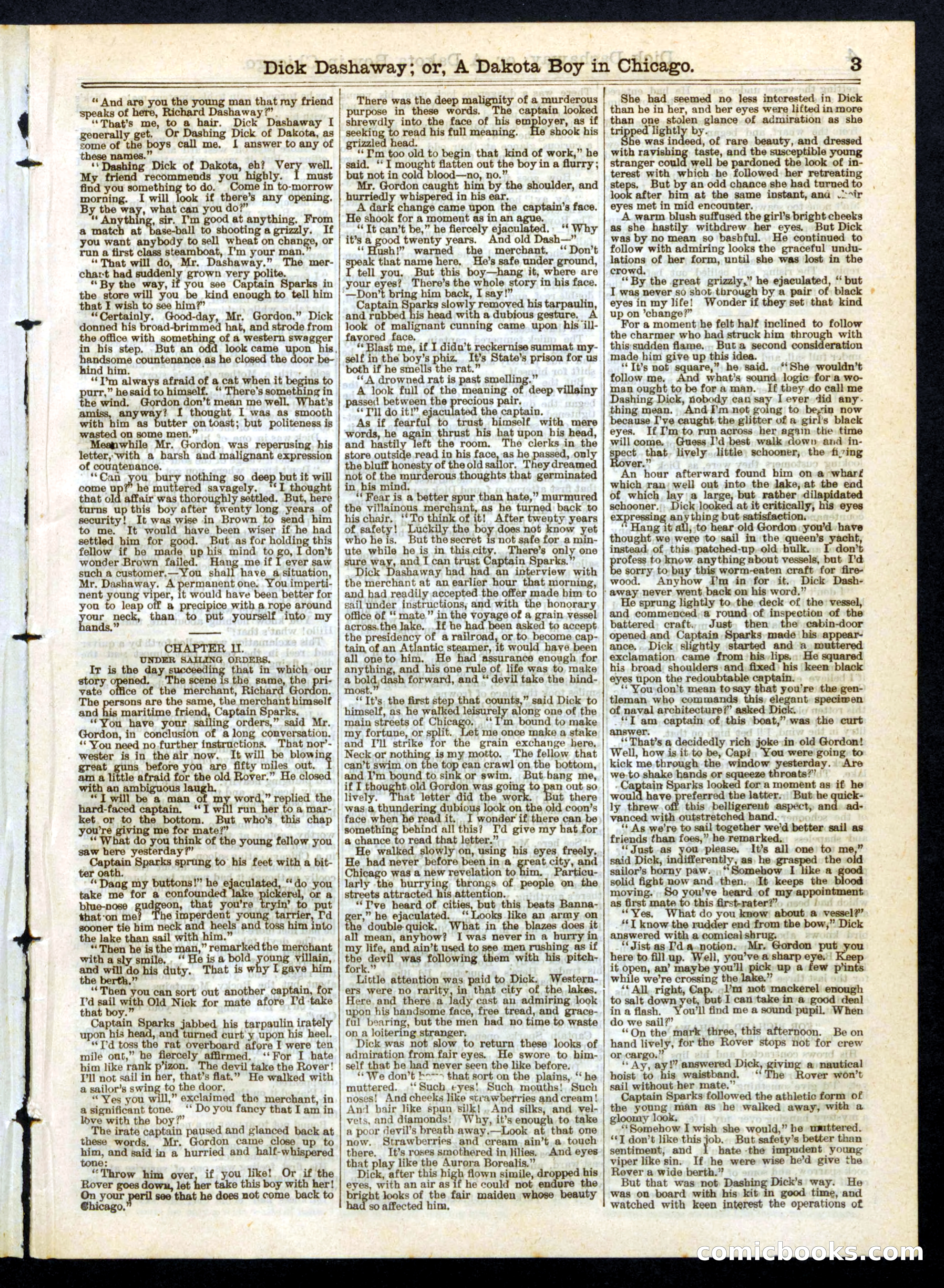 Dick Dashaway; or, A Dakota Boy in Chicago — page 3 of 16