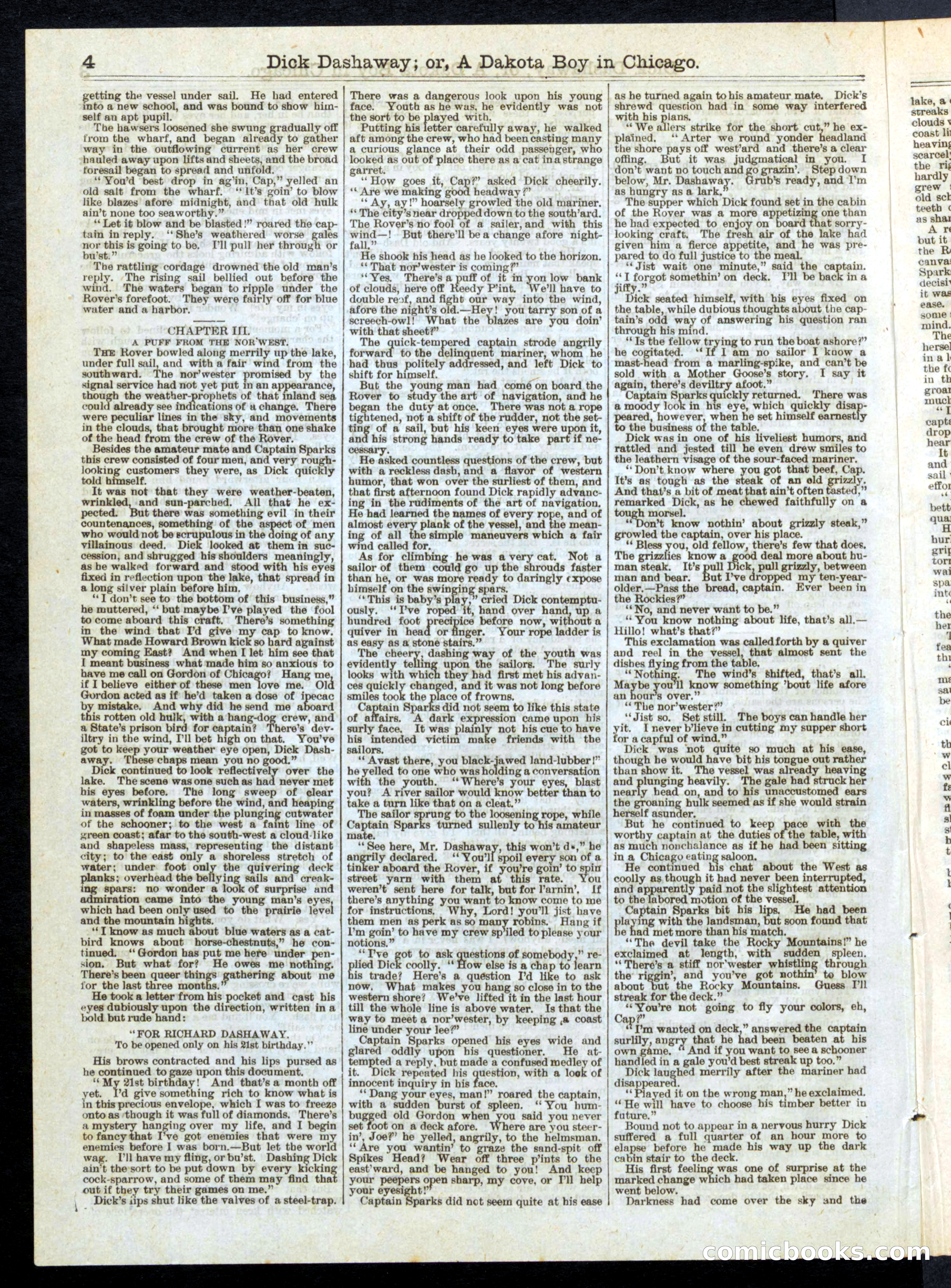 Dick Dashaway; or, A Dakota Boy in Chicago — page 4 of 16