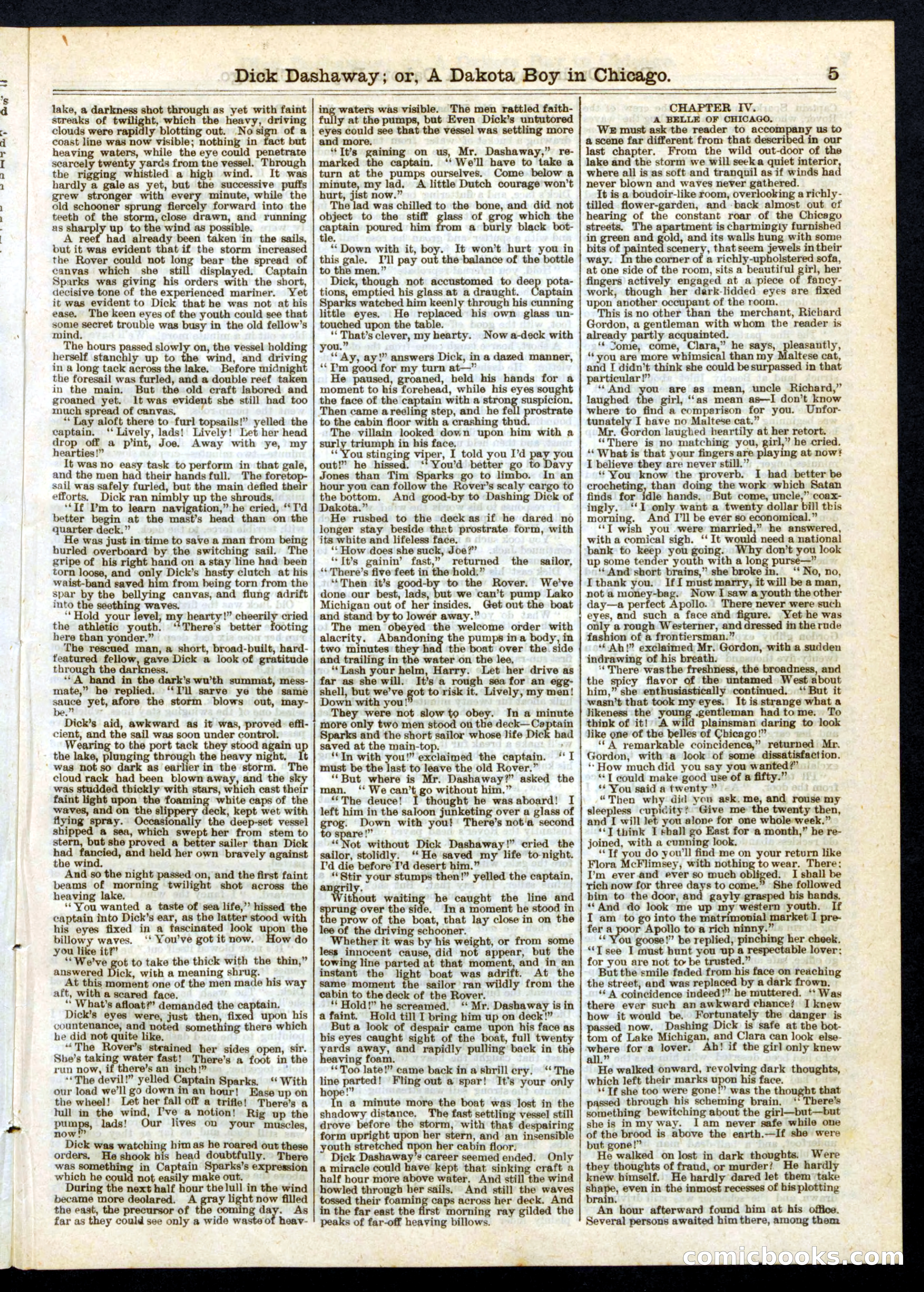 Dick Dashaway; or, A Dakota Boy in Chicago — page 5 of 16