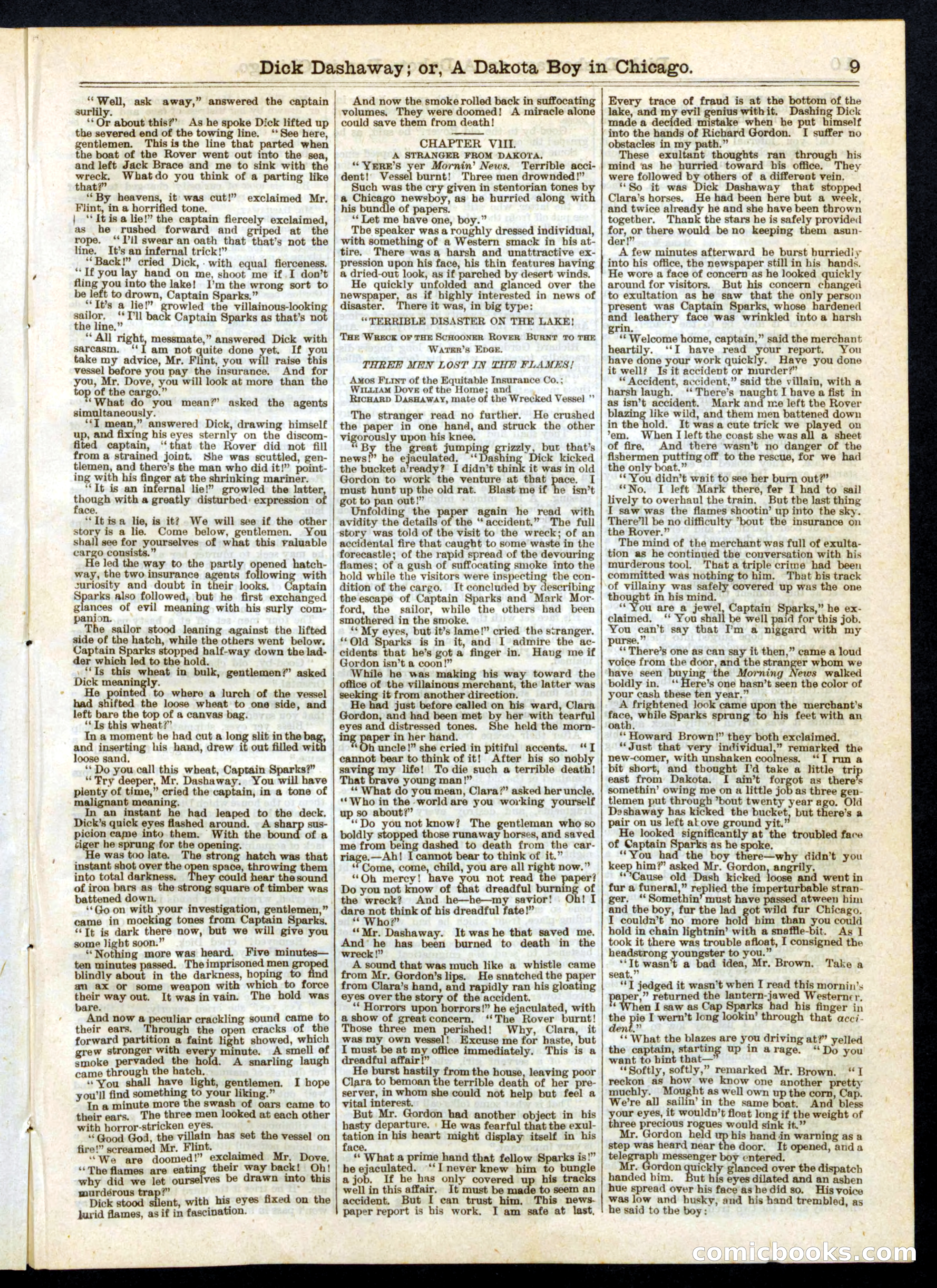 Dick Dashaway; or, A Dakota Boy in Chicago — page 9 of 16