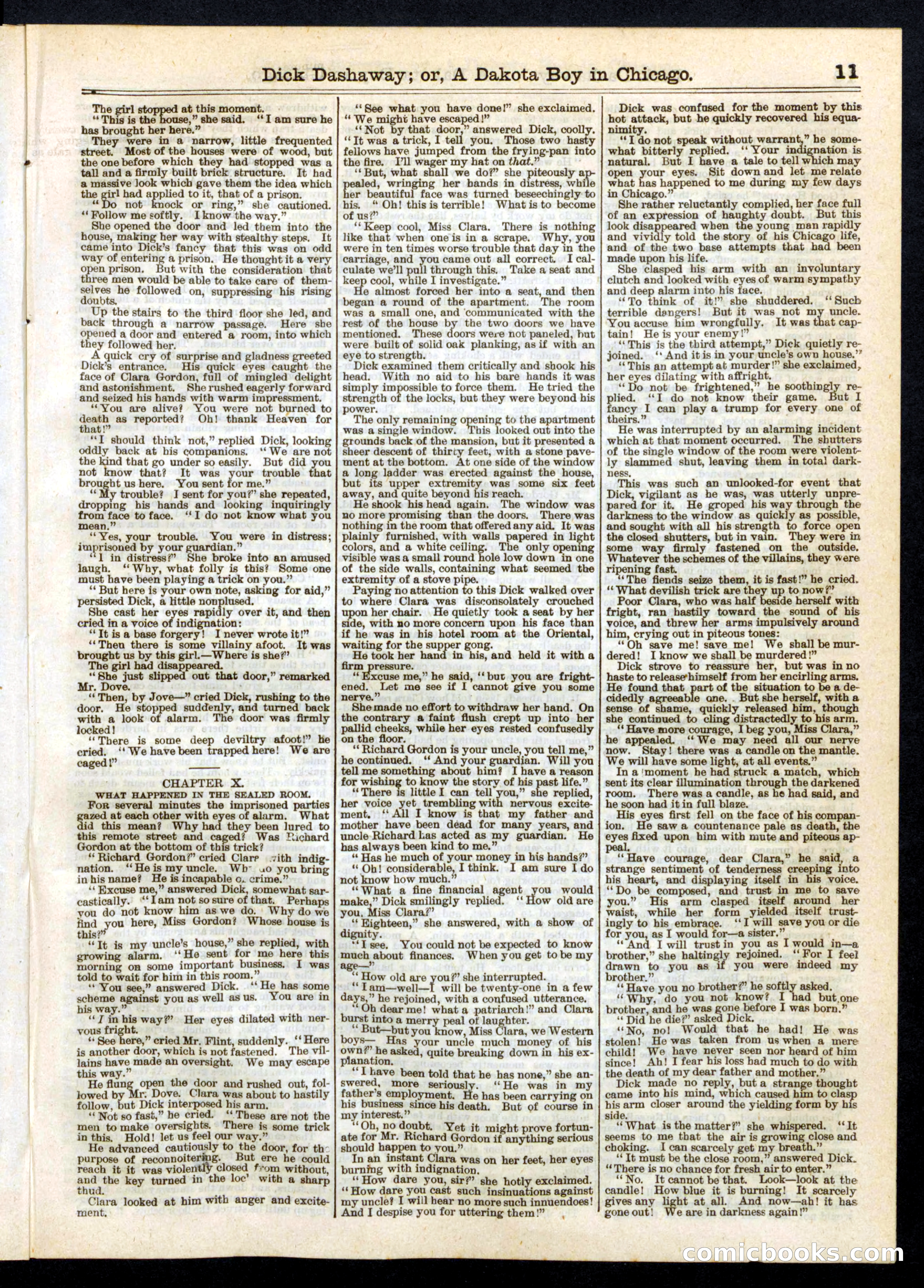 Dick Dashaway; or, A Dakota Boy in Chicago — page 11 of 16