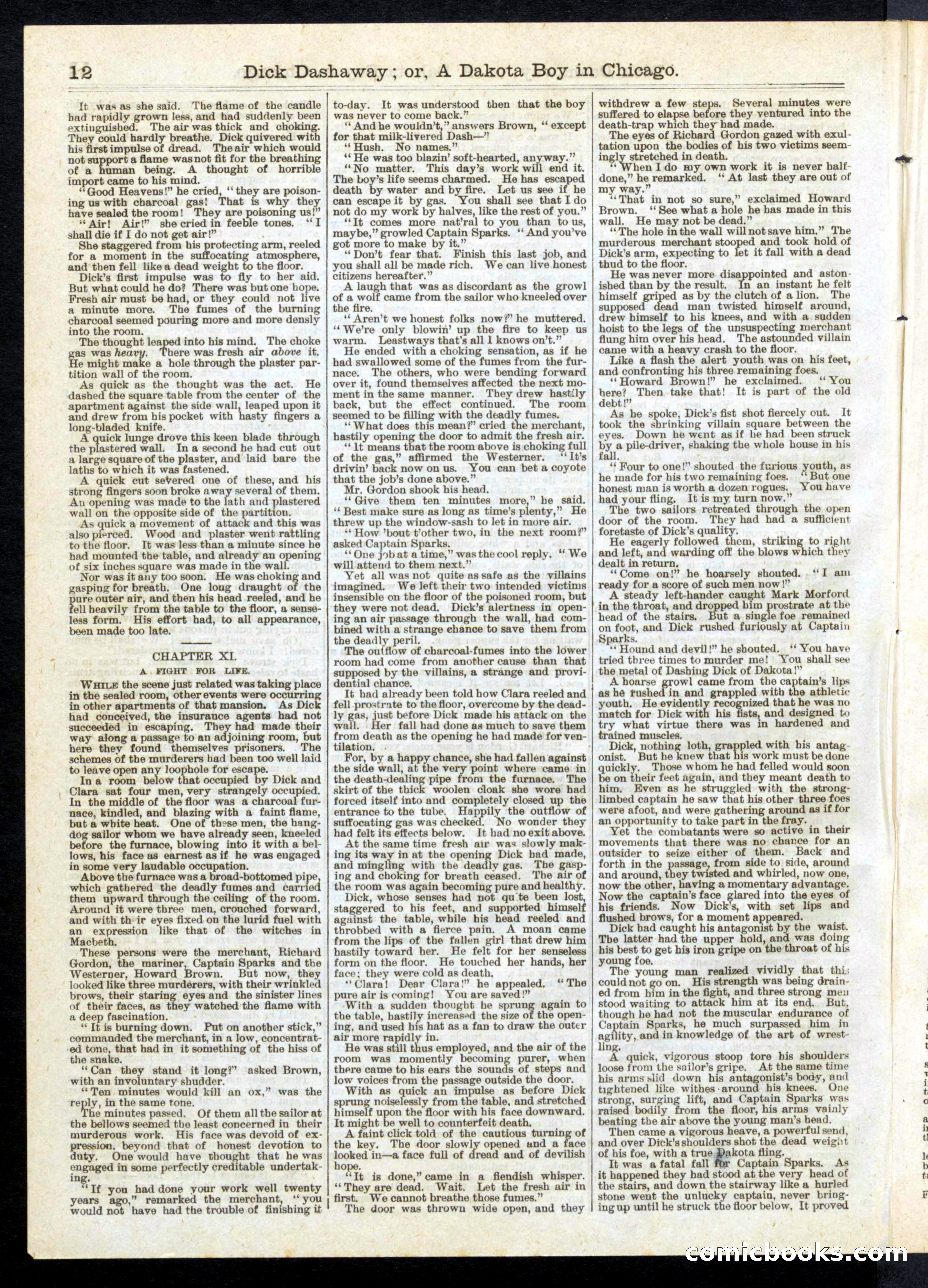 Dick Dashaway; or, A Dakota Boy in Chicago — page 12 of 16