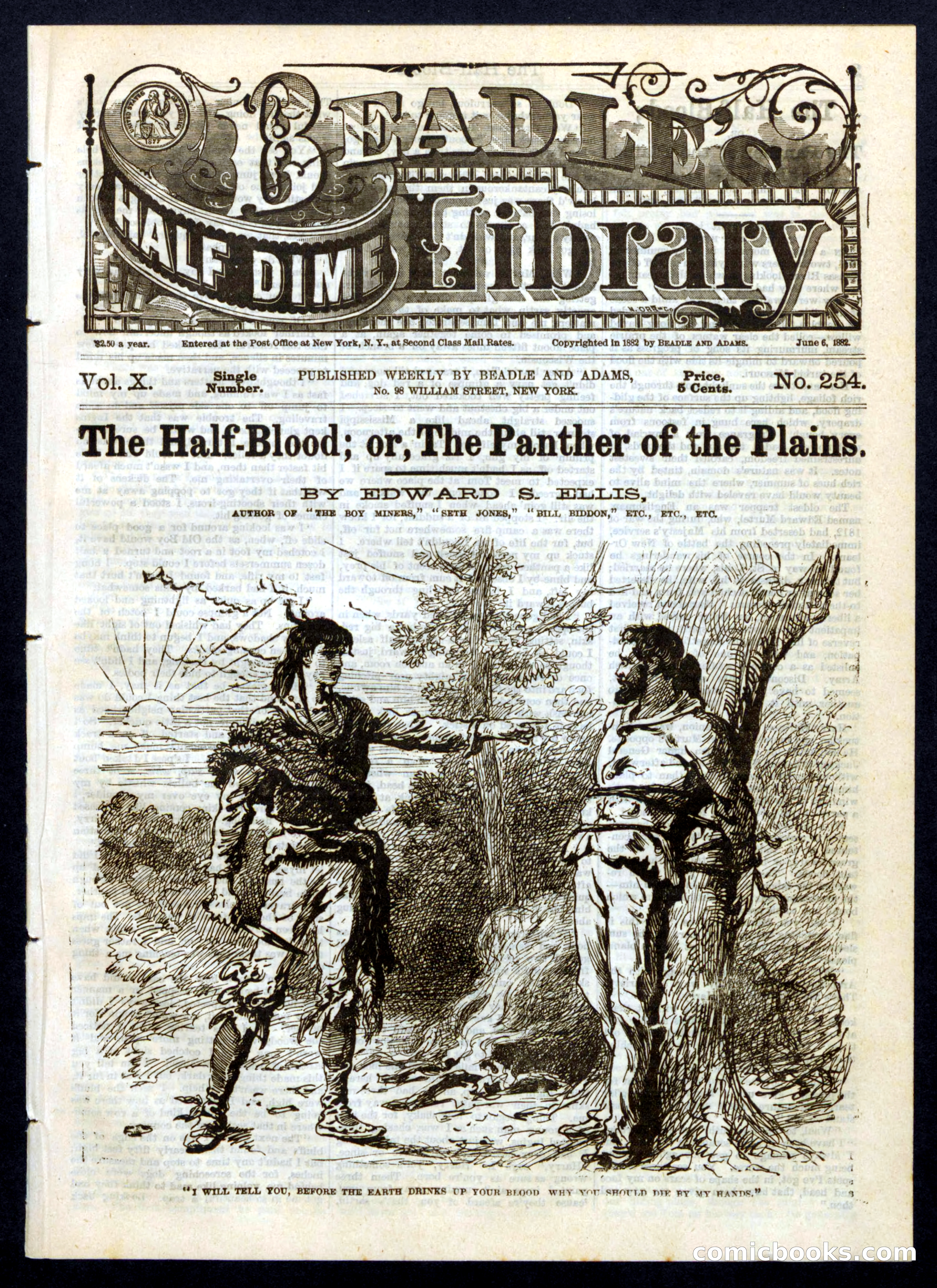 The Half-Blood; or, The Panther of the Plains