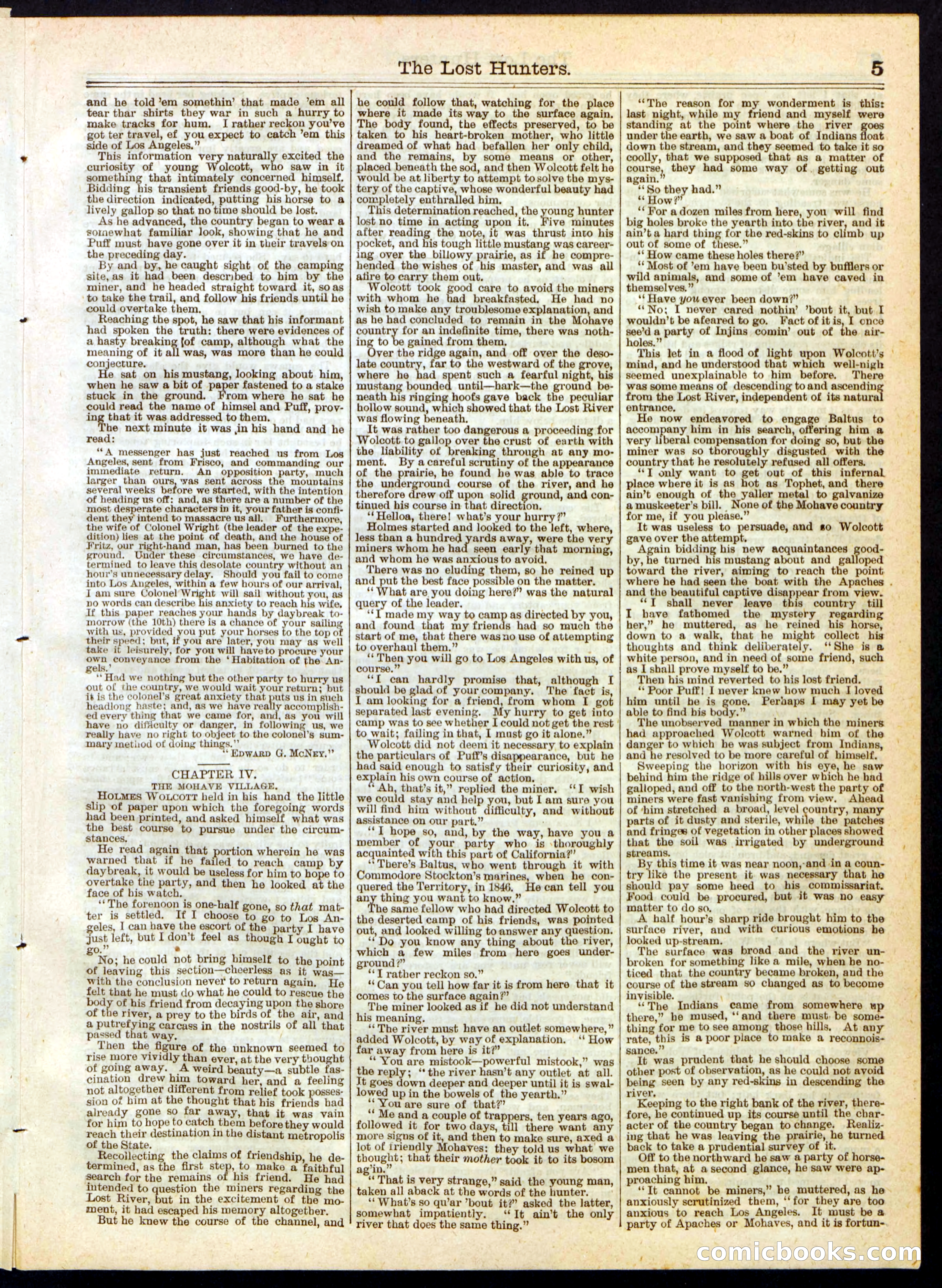 The Lost Hunters; or, The Underground Camp — page 5 of 16