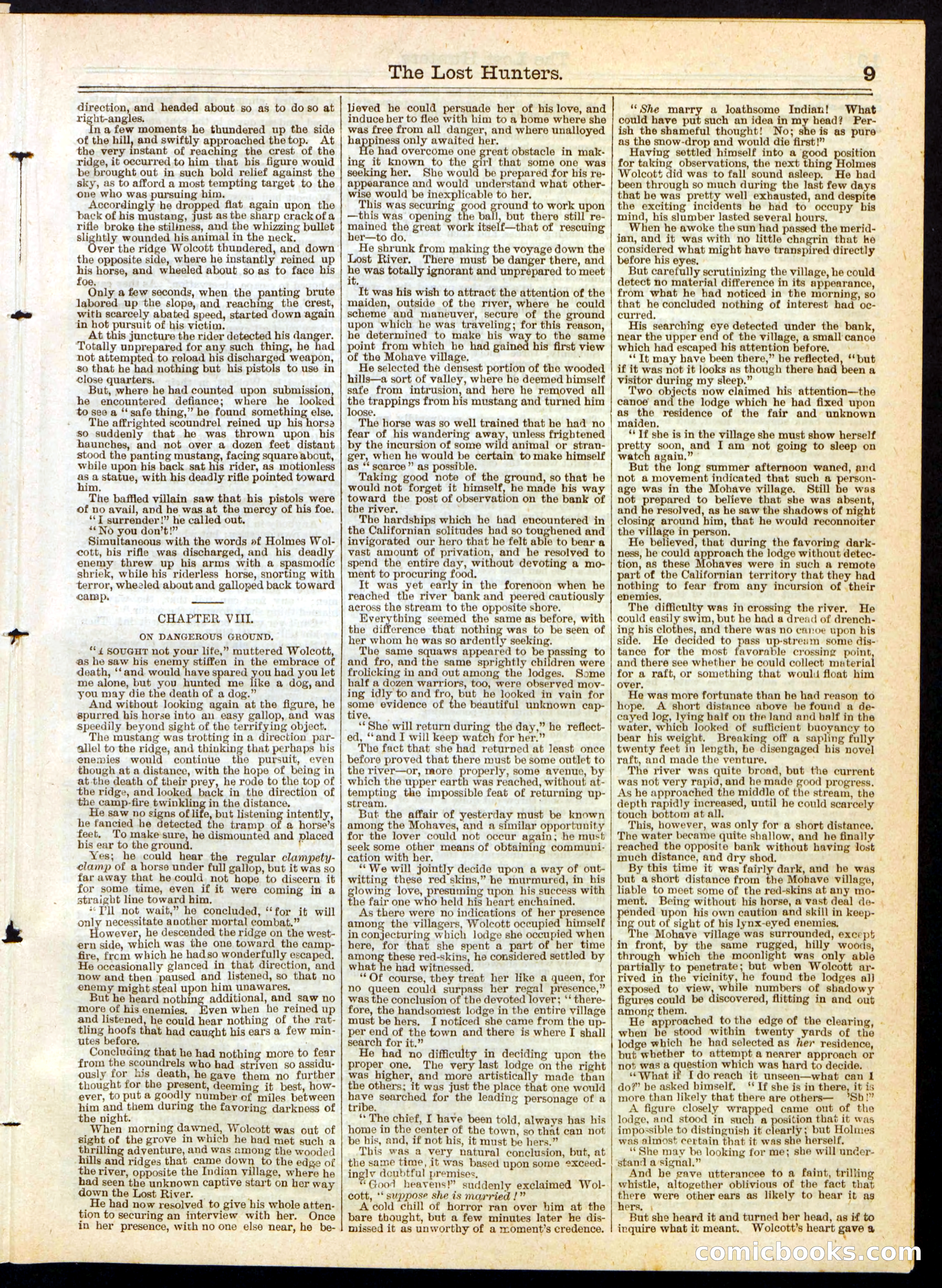 The Lost Hunters; or, The Underground Camp — page 9 of 16