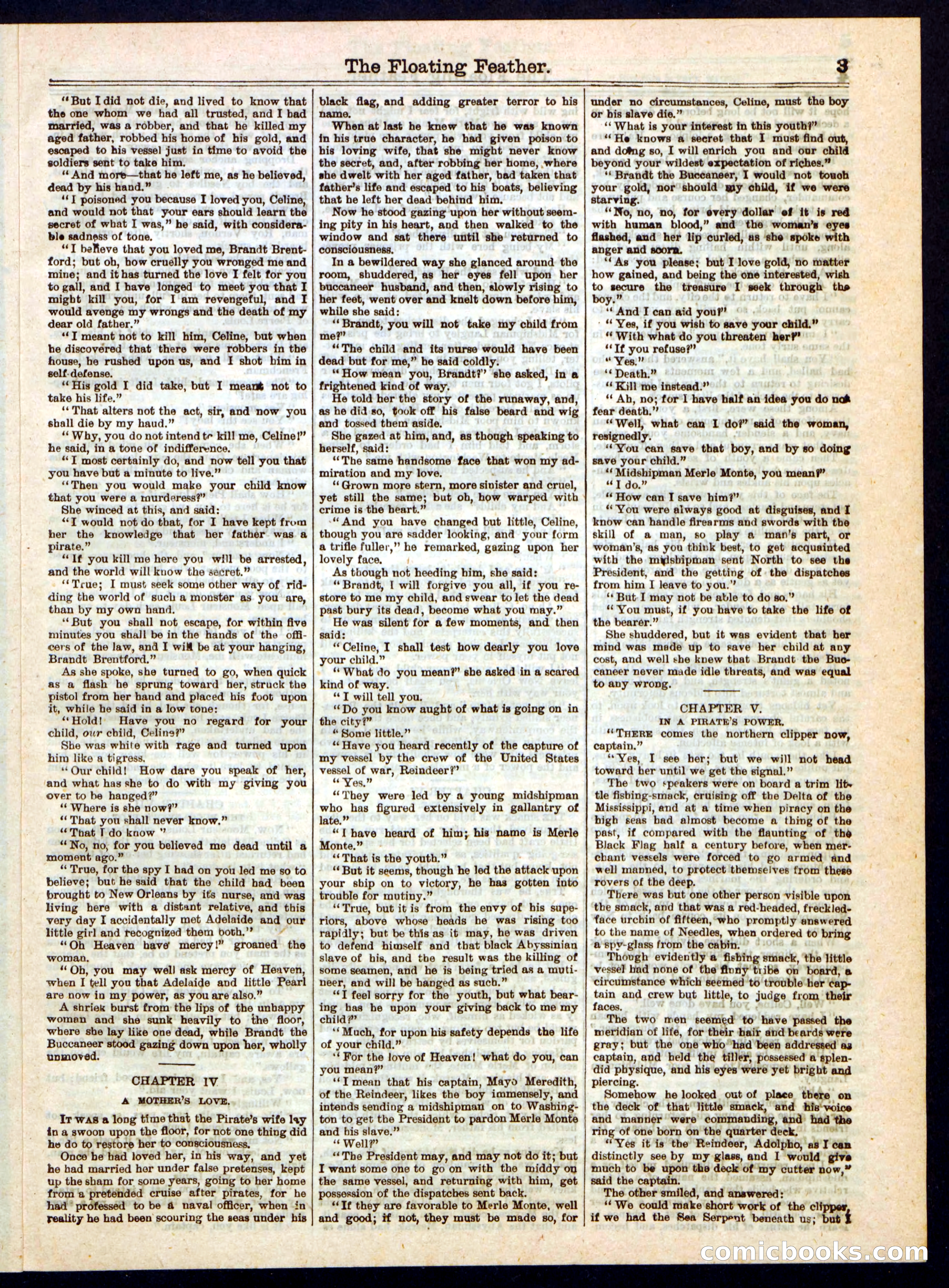 The Floating Feather; or, Merle Monte's Treasure Island — page 3 of 16