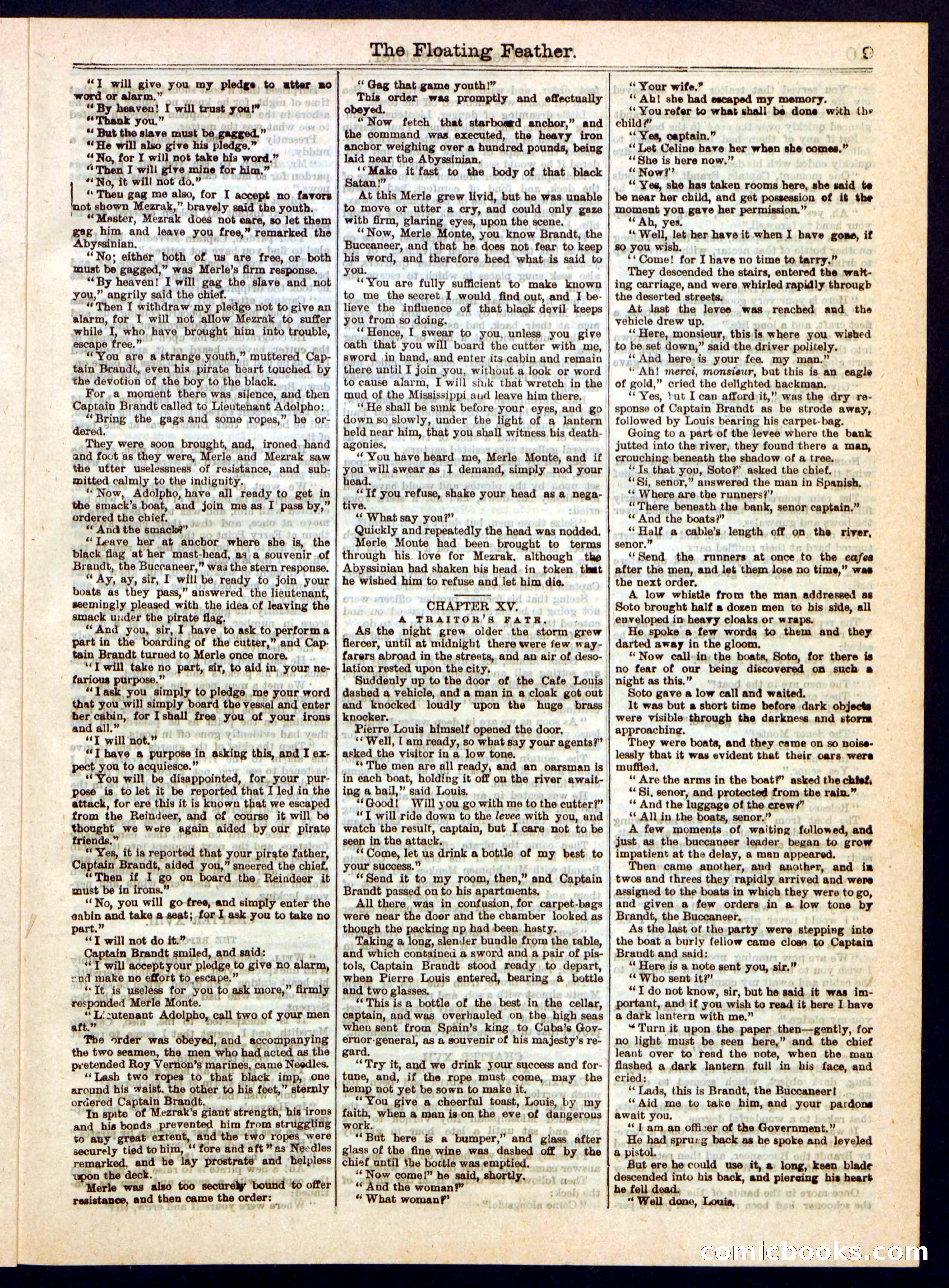 The Floating Feather; or, Merle Monte's Treasure Island — page 9 of 16