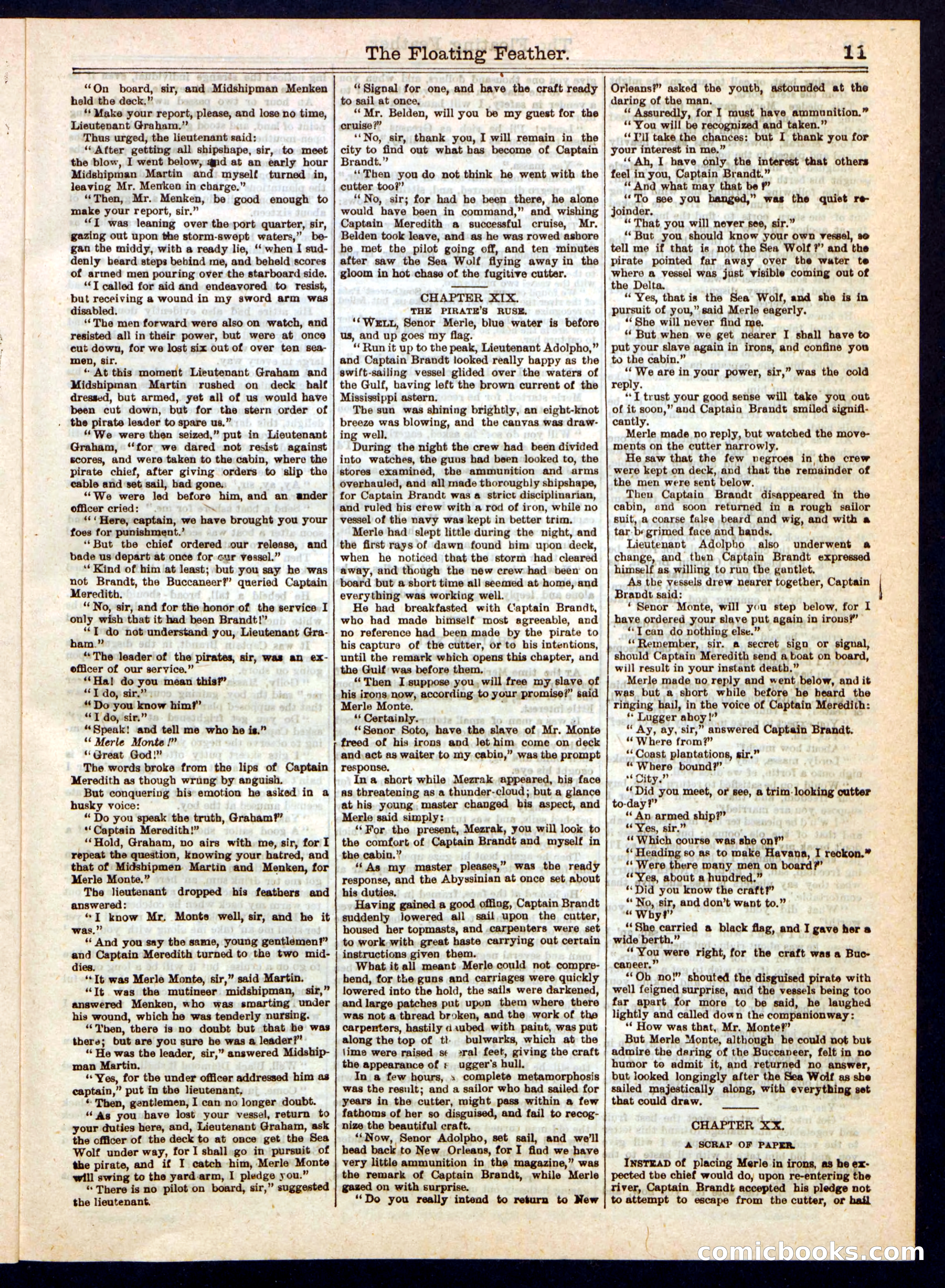 The Floating Feather; or, Merle Monte's Treasure Island — page 11 of 16