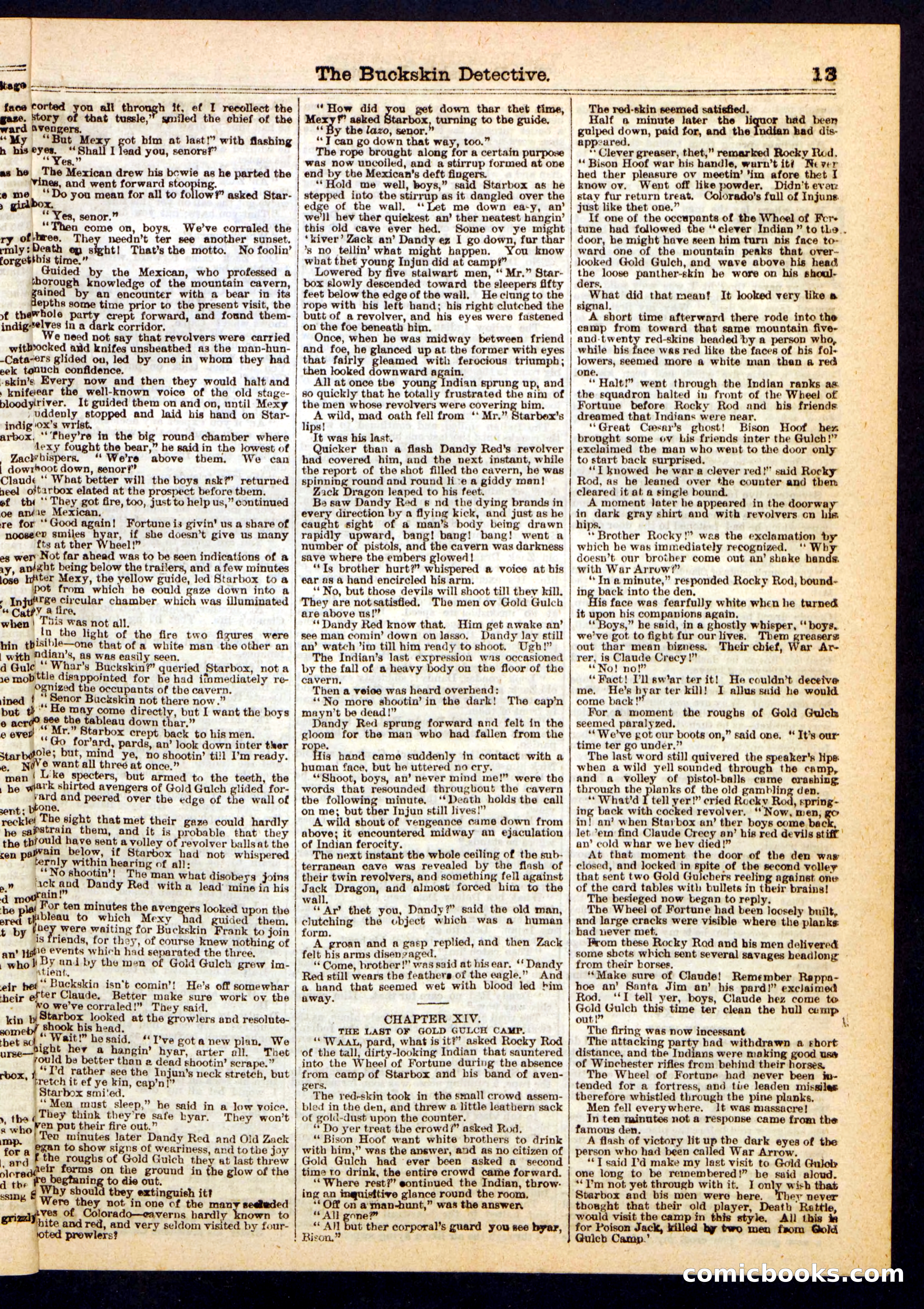 The Buckskin Detective; or, Claude Crecy, King of American Road-Agents — page 13 of 16