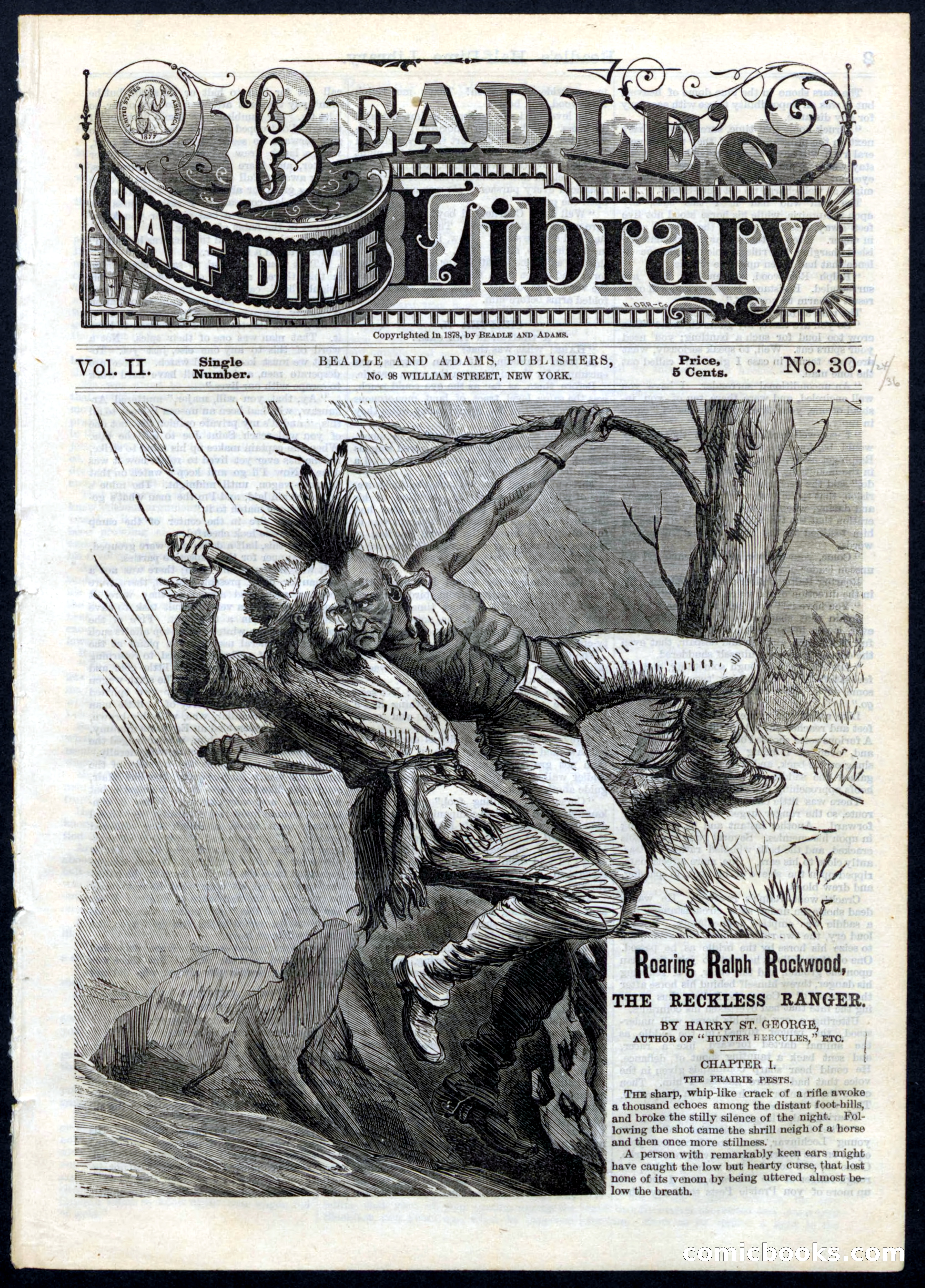 Beadle's Half Dime Library No. 30