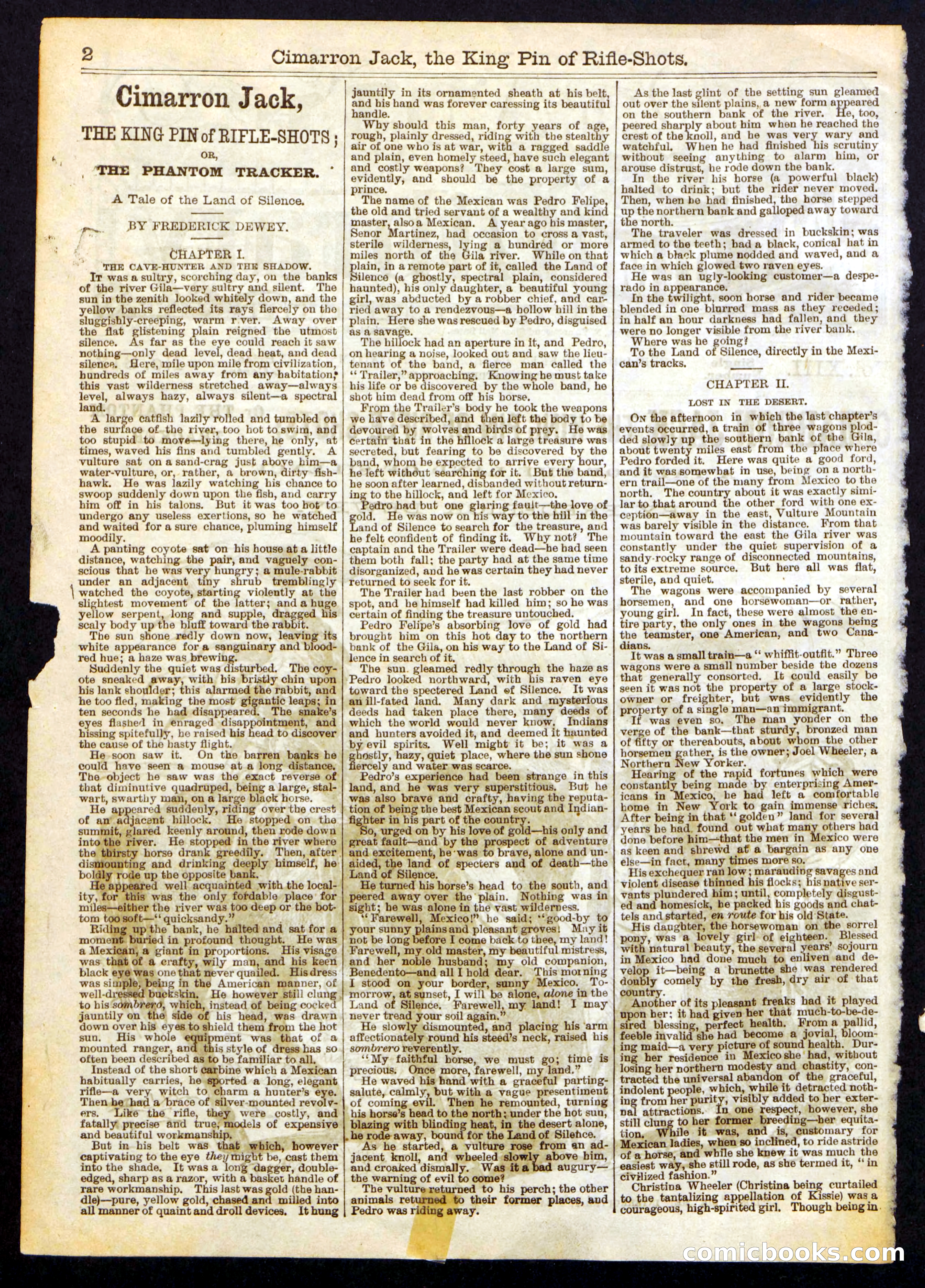 Beadle's Half Dime Library No. 318 — page 2 of 16