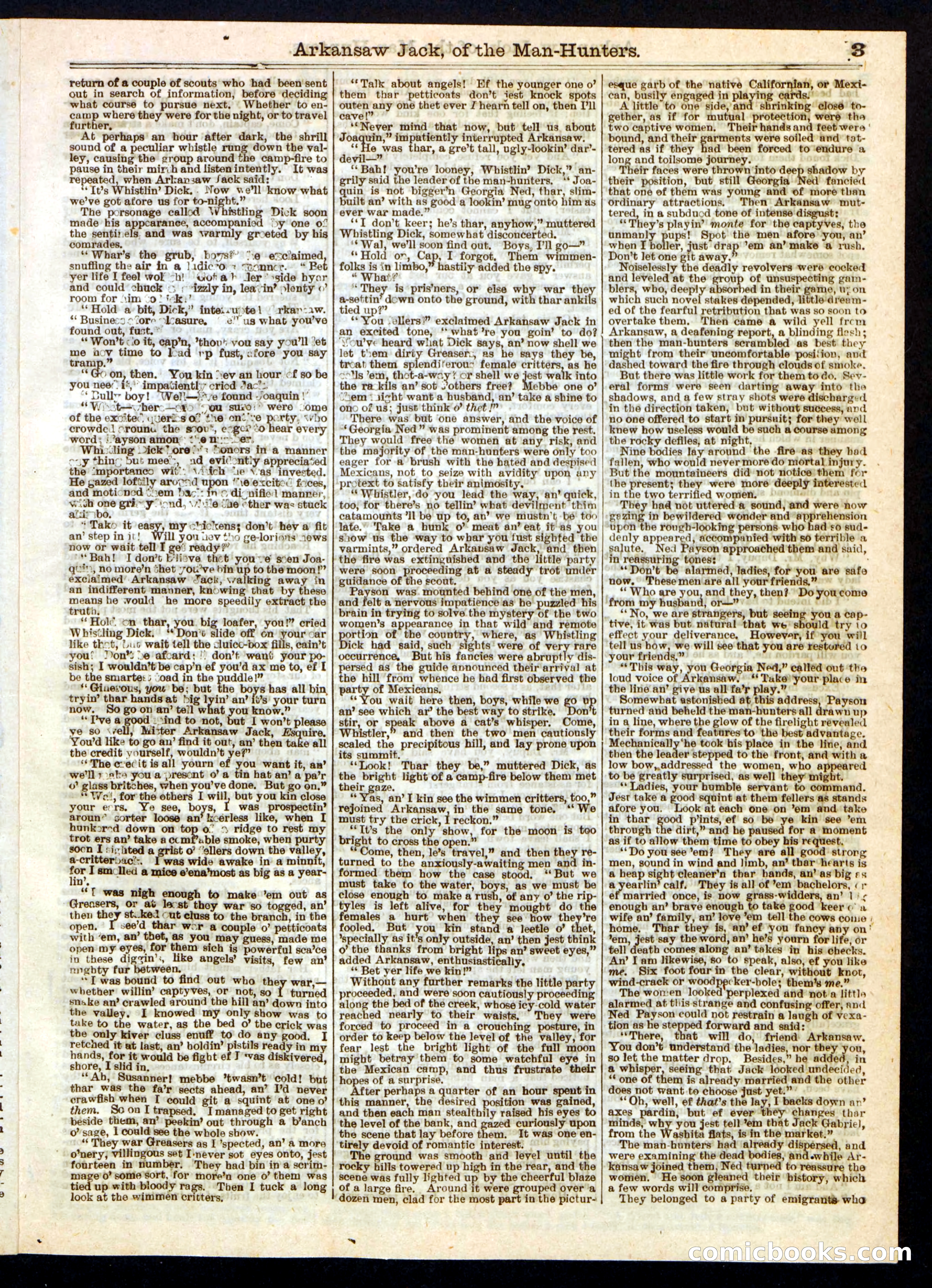 Beadle's Half Dime Library No. 323 — page 3 of 16