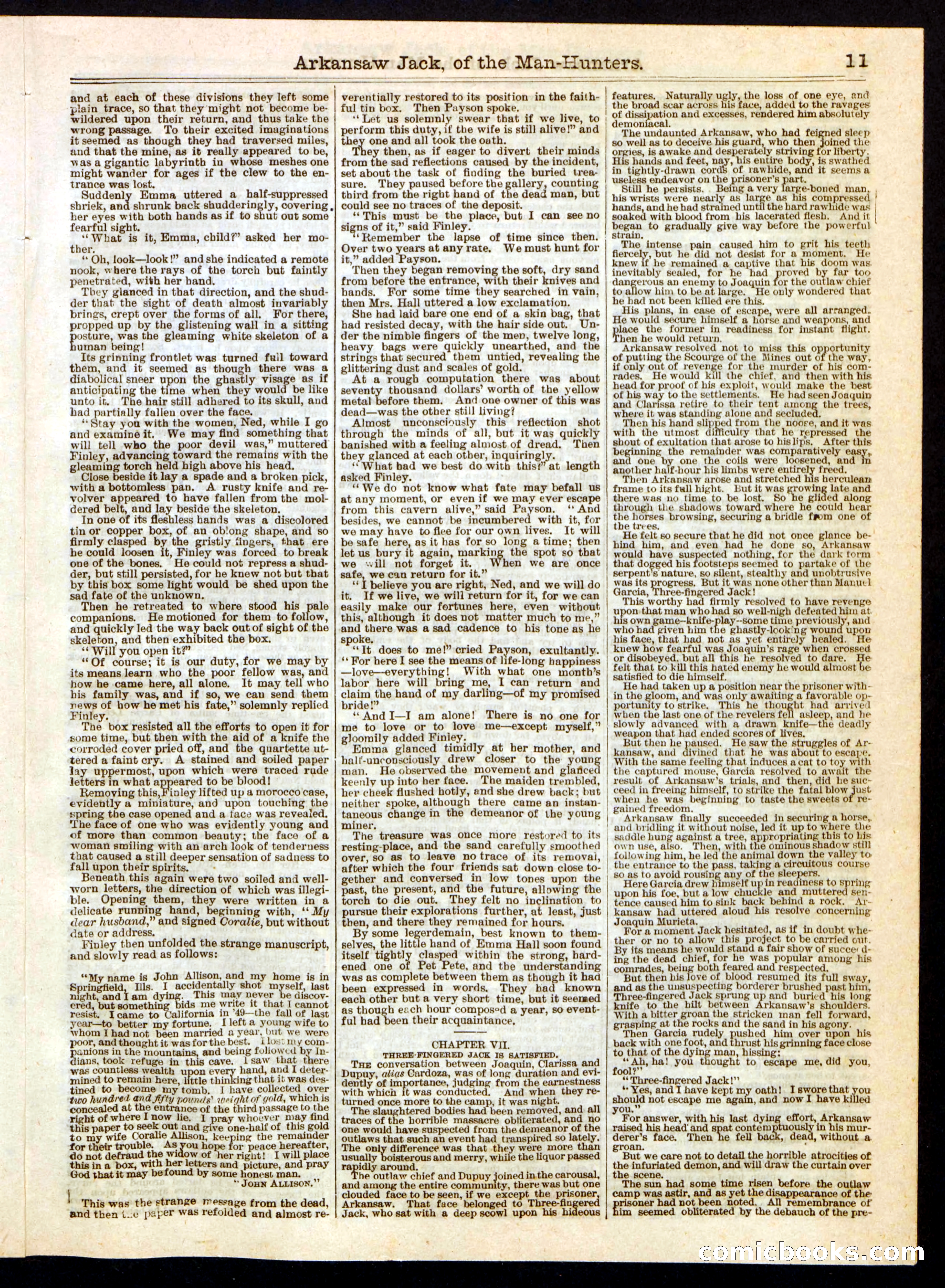 Beadle's Half Dime Library No. 323 — page 11 of 16
