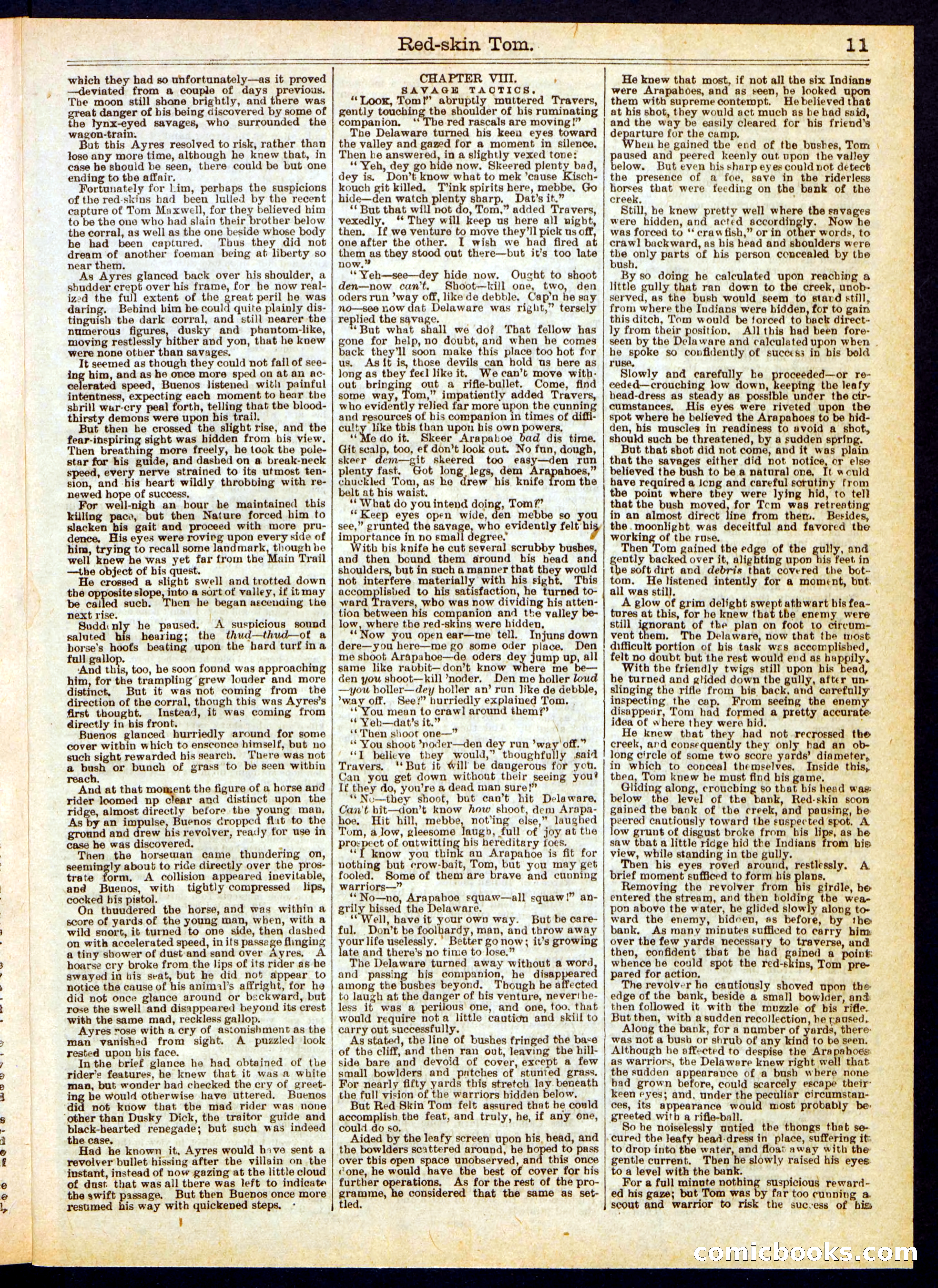 Red-Skin Tom; or, The Demon's Trail — page 11 of 16