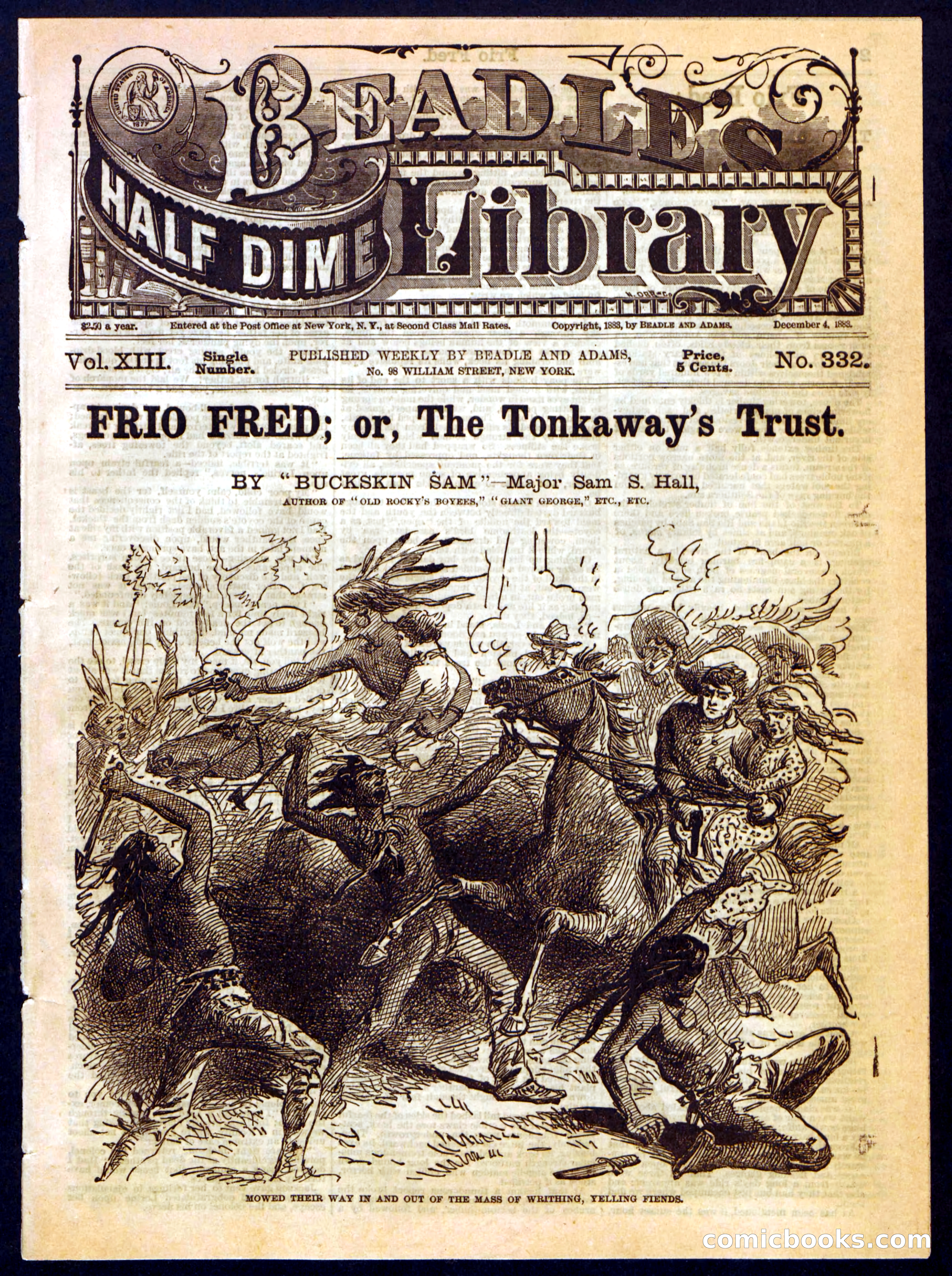 Frio Fred; or, The Tonkaway's Trust — page 1 of 16