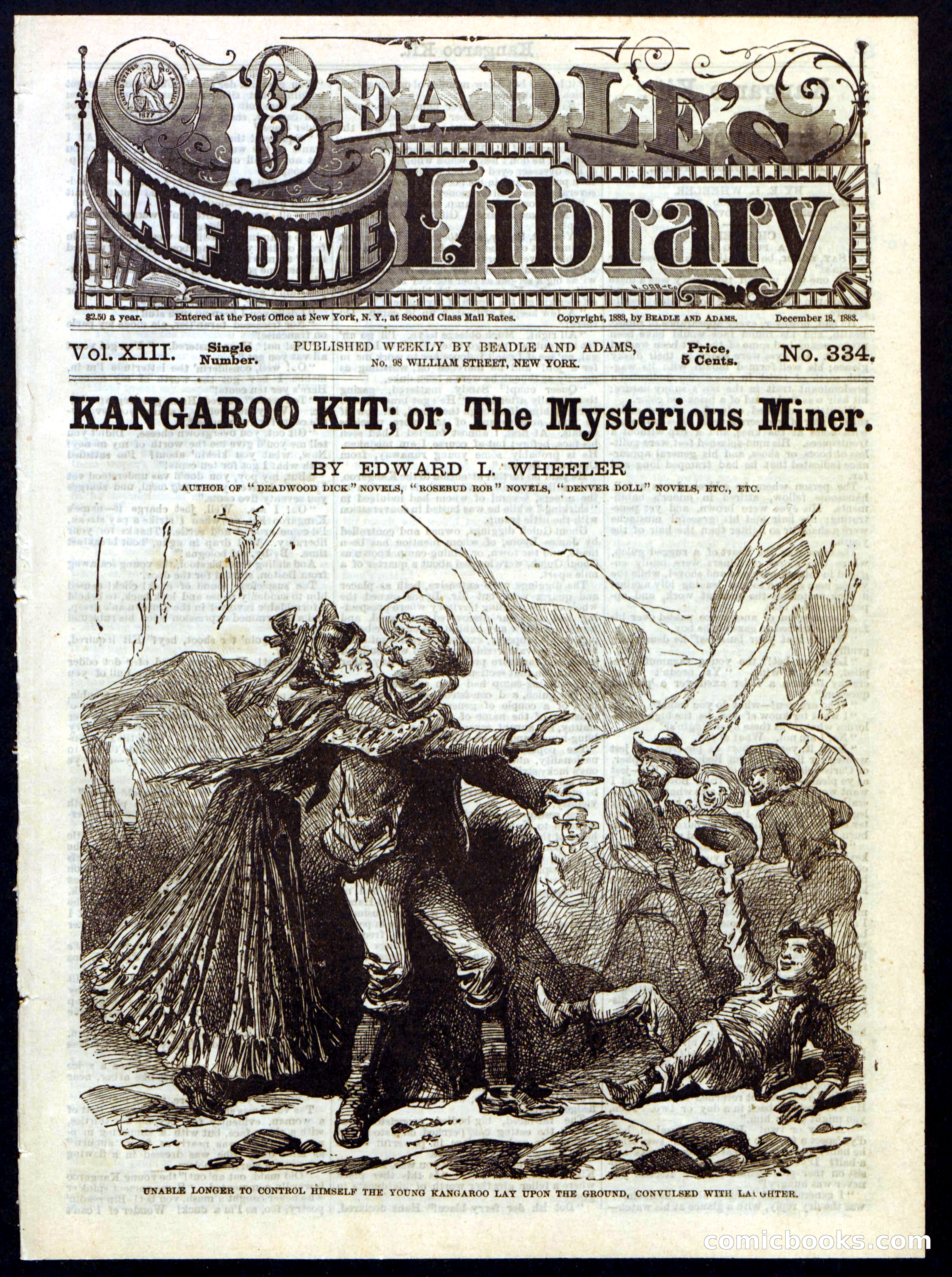 Kangaroo Kit; or, The Mysterious Miner — page 1 of 16