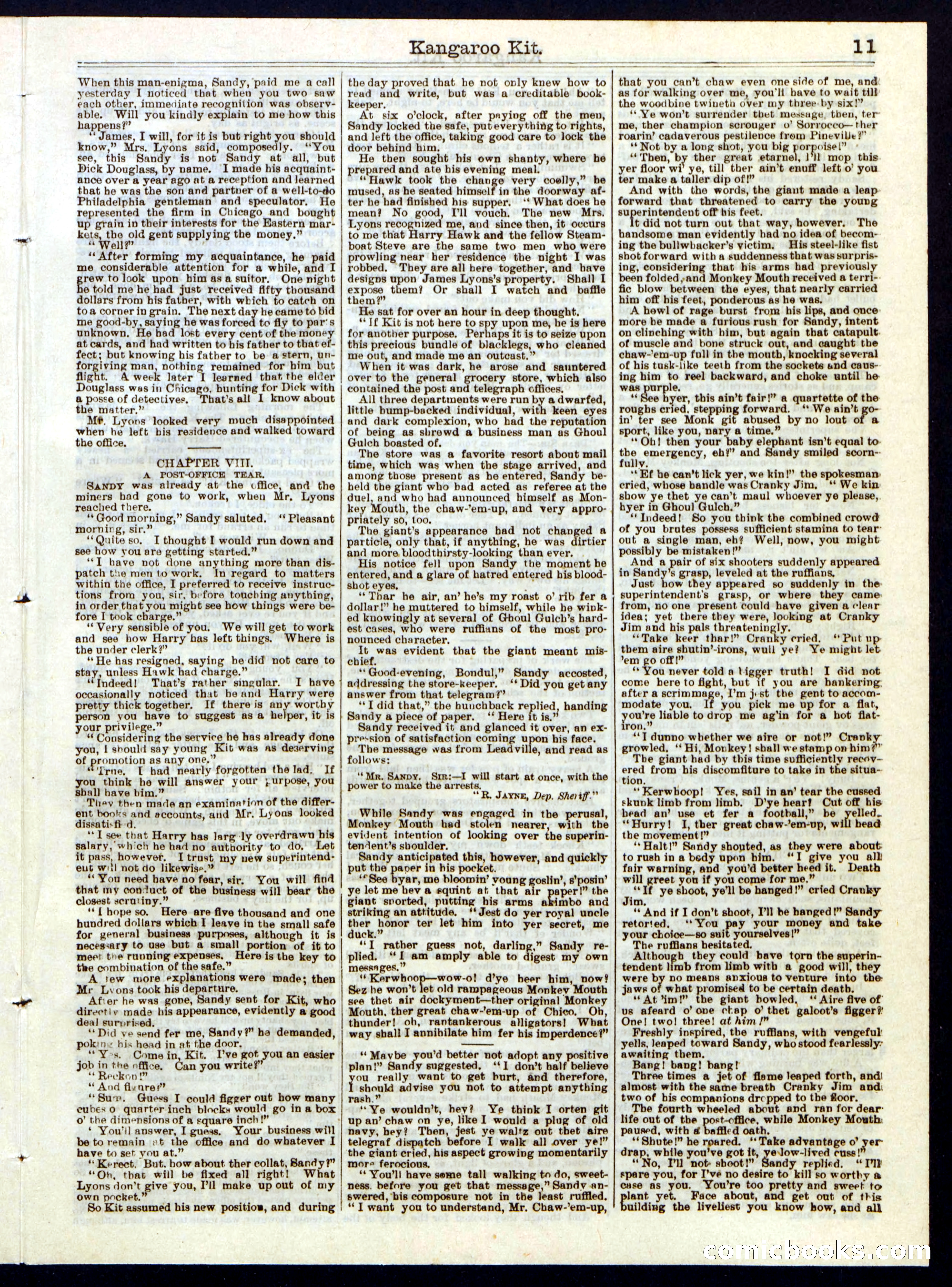 Kangaroo Kit; or, The Mysterious Miner — page 11 of 16