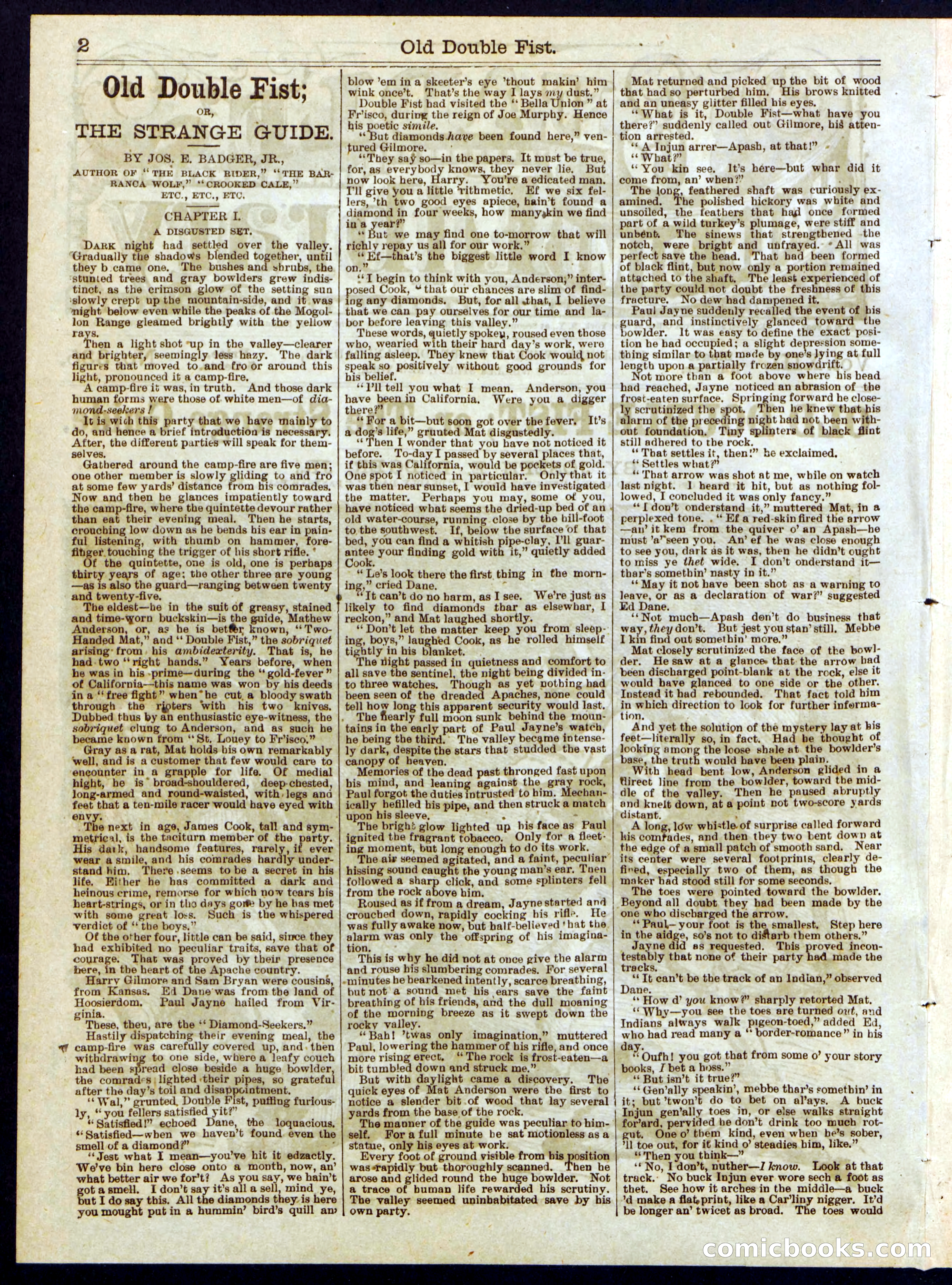 Old Double Fist; or, The Strange Guide — page 2 of 16