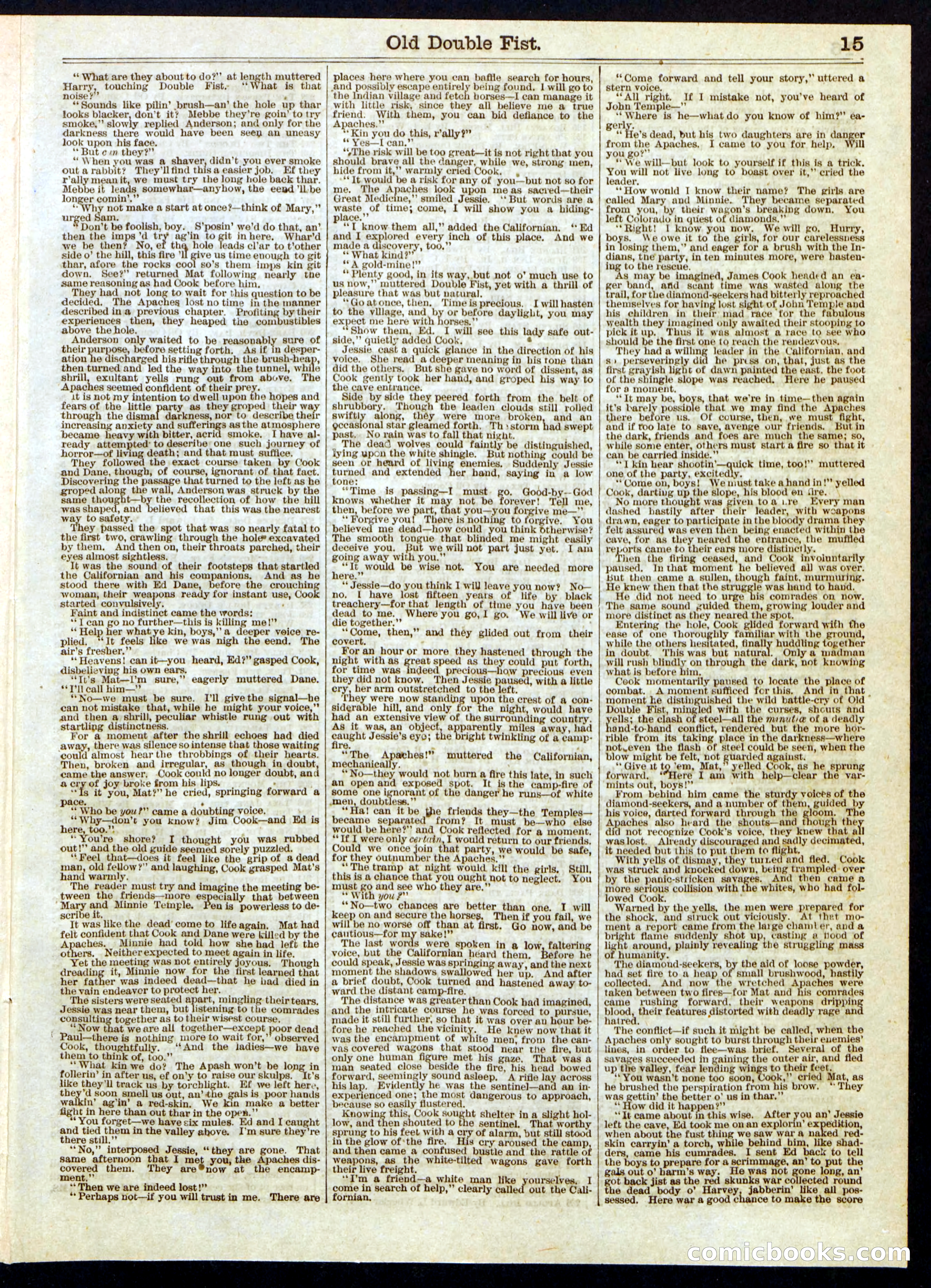 Old Double Fist; or, The Strange Guide — page 15 of 16