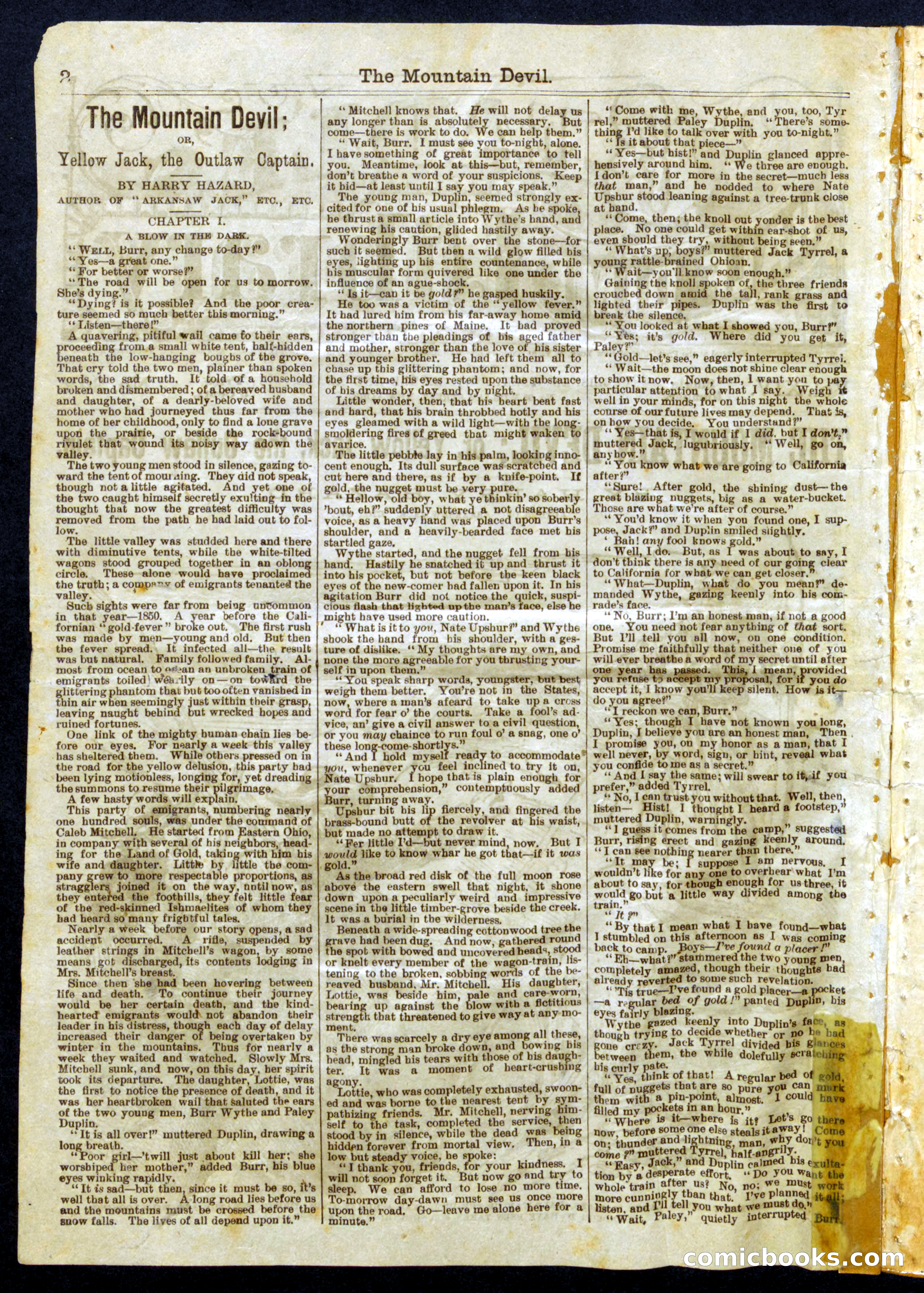 The Mountain Devil; or, Yellow Jack, the Outlaw Captain — page 2 of 16