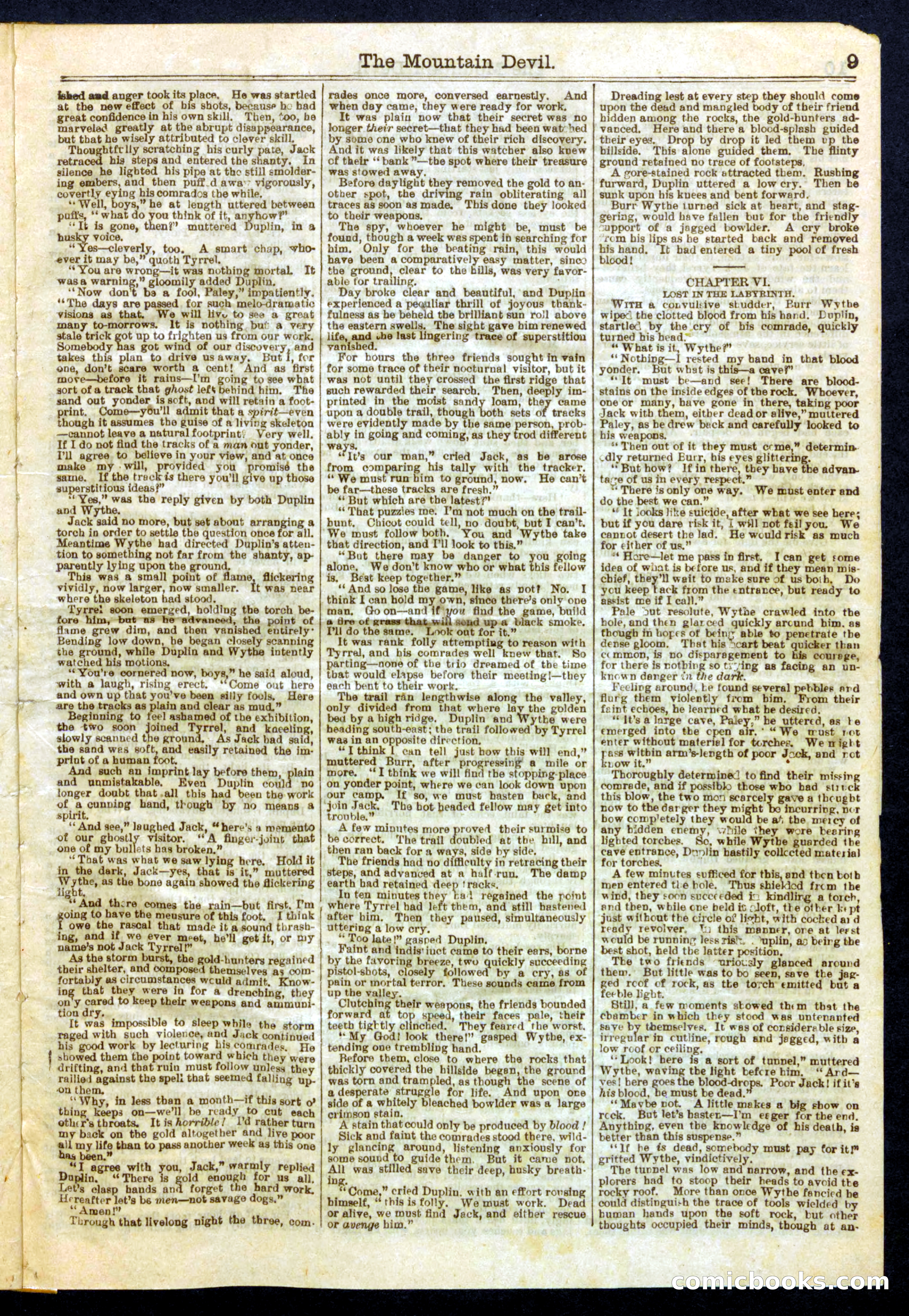 The Mountain Devil; or, Yellow Jack, the Outlaw Captain — page 9 of 16