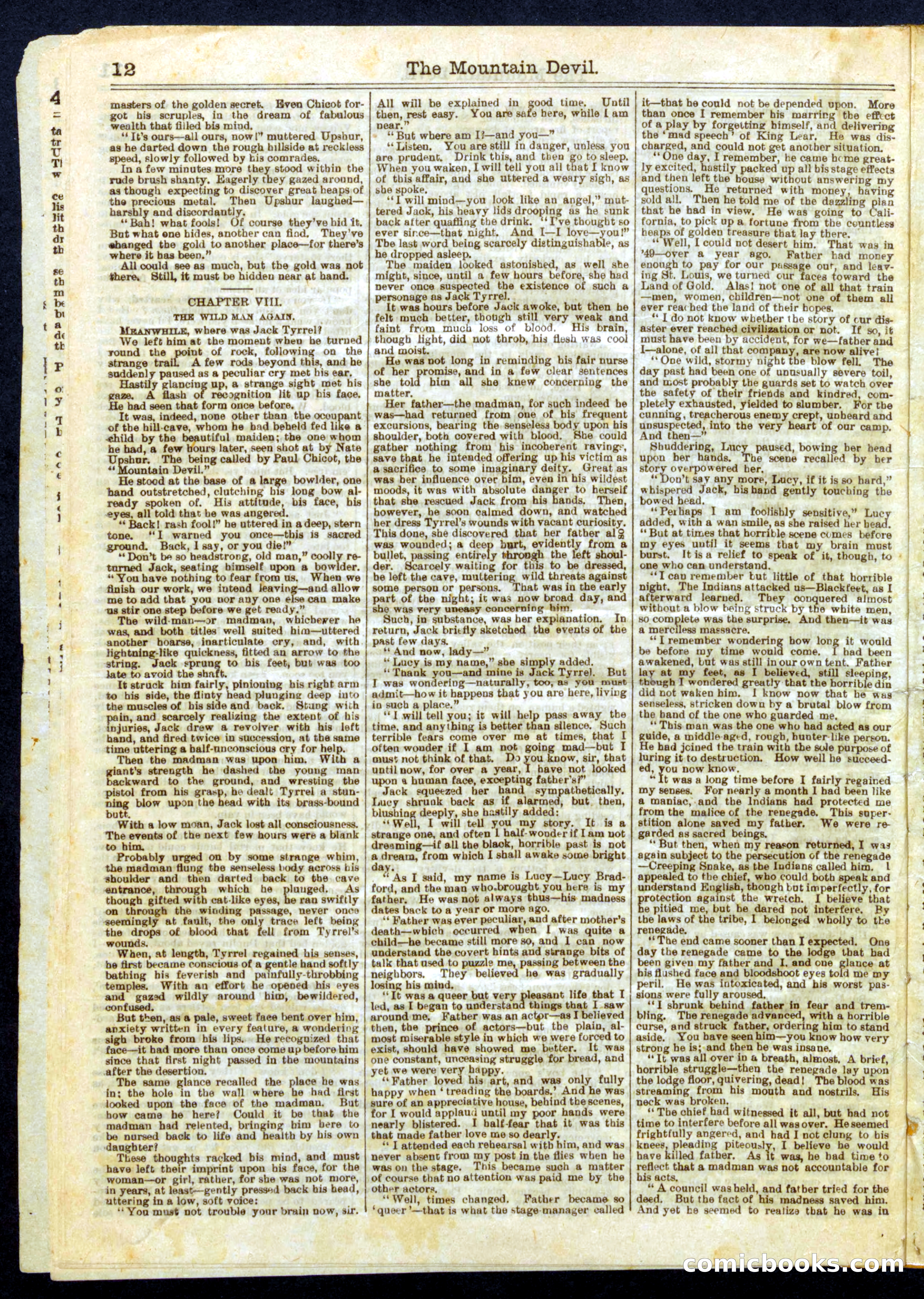 The Mountain Devil; or, Yellow Jack, the Outlaw Captain — page 12 of 16