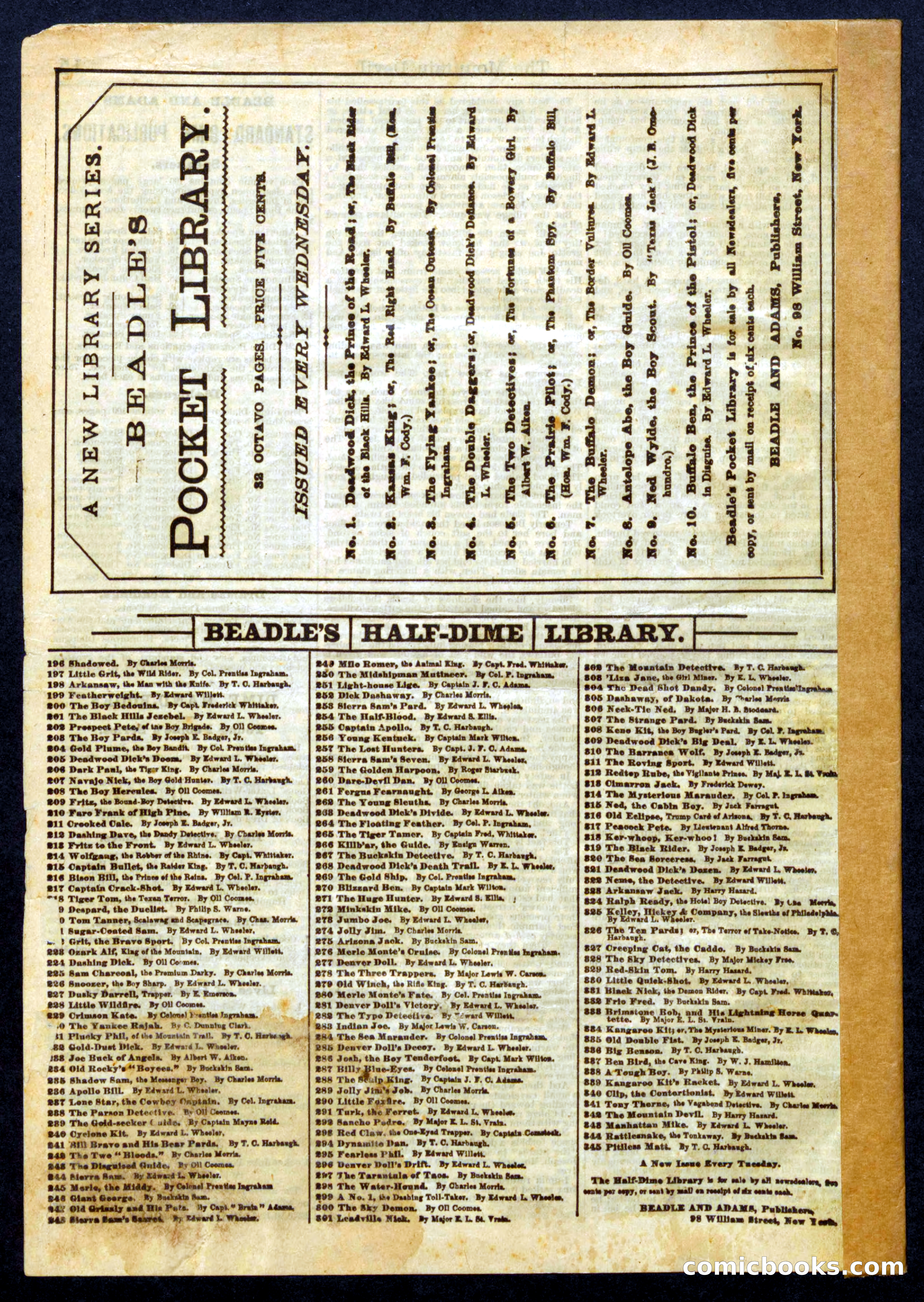 The Mountain Devil; or, Yellow Jack, the Outlaw Captain — page 16 of 16