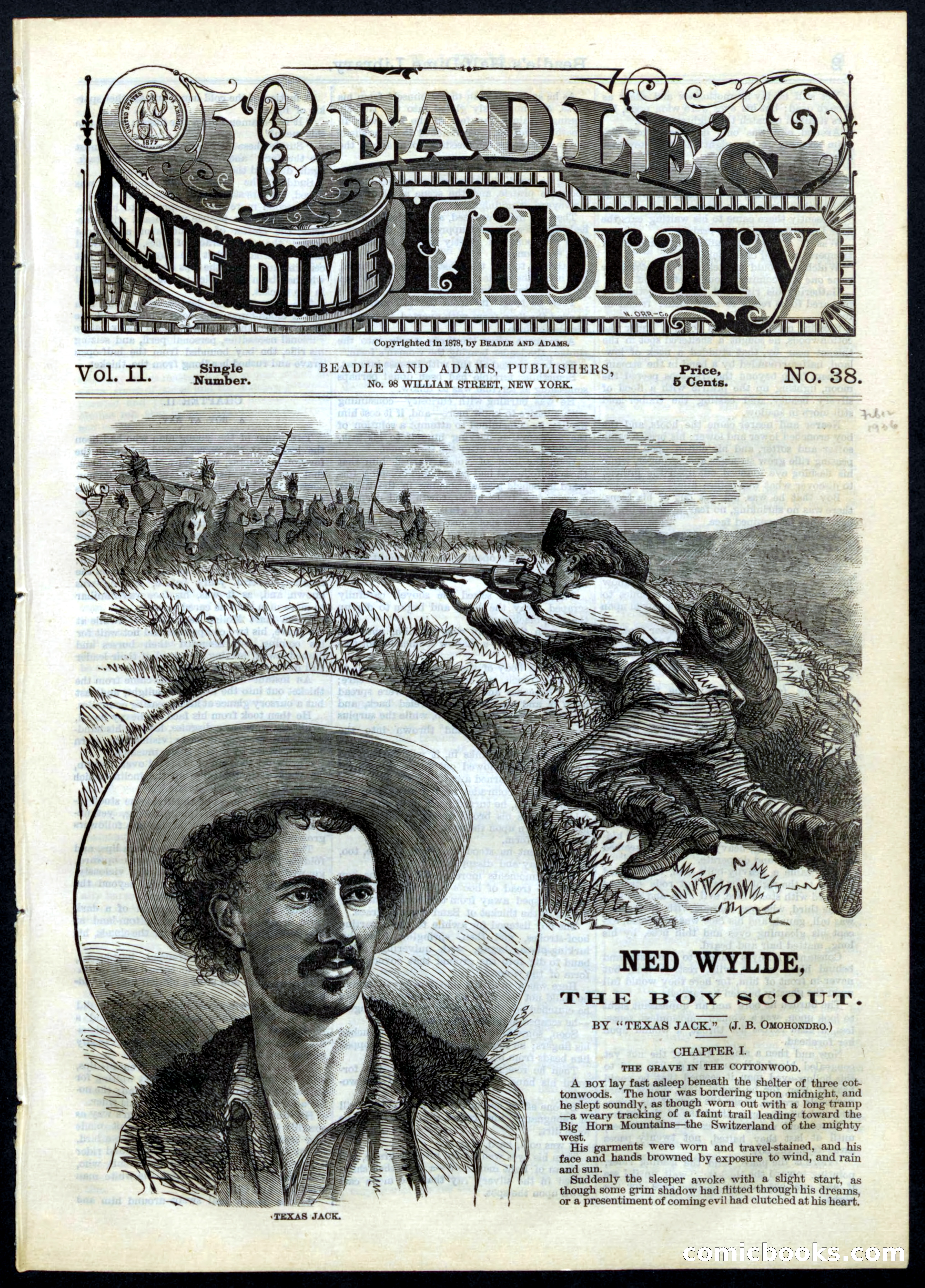 Beadle's Half Dime Library No. 38