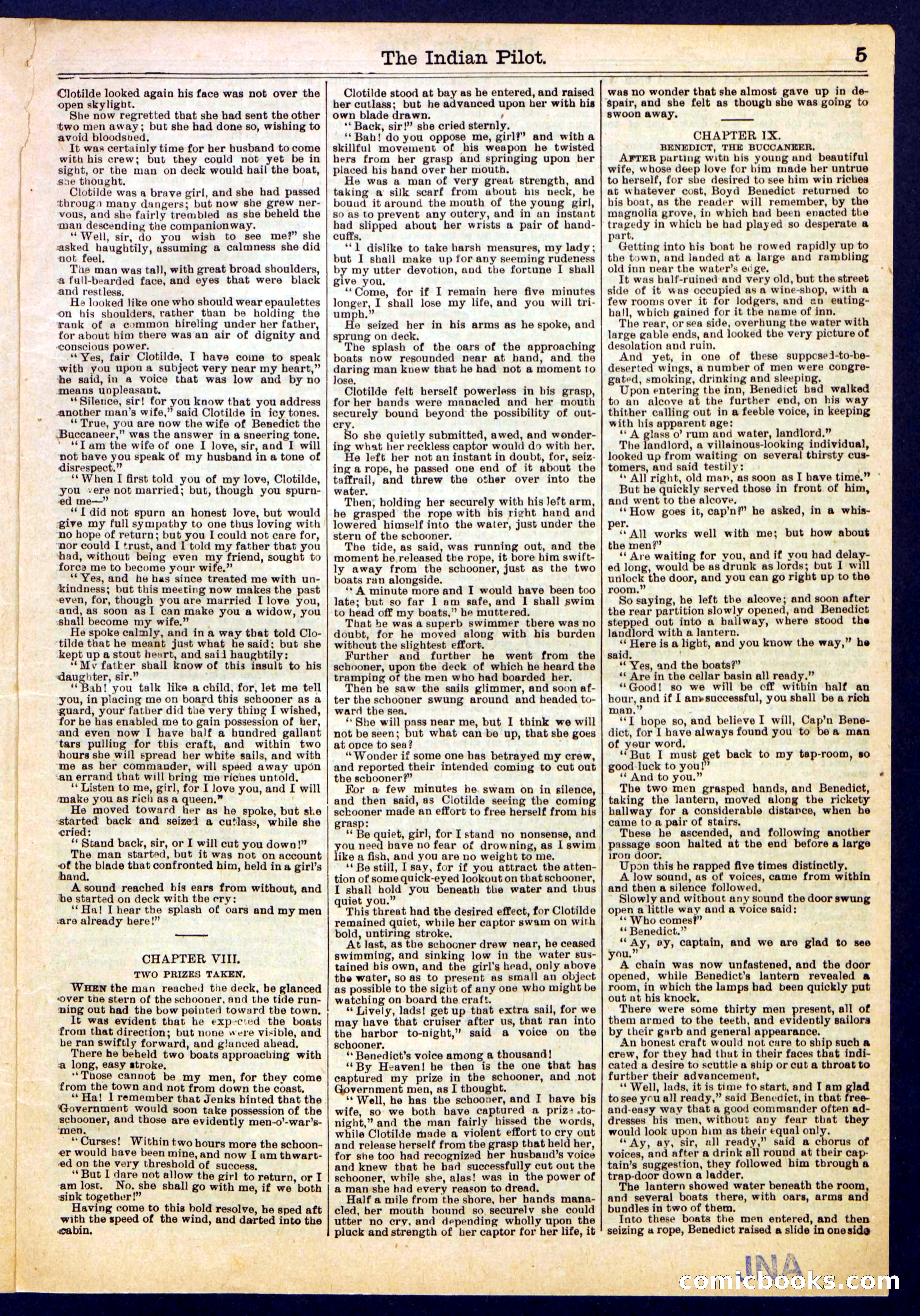 Beadle's Half Dime Library No. 383 — page 5 of 16