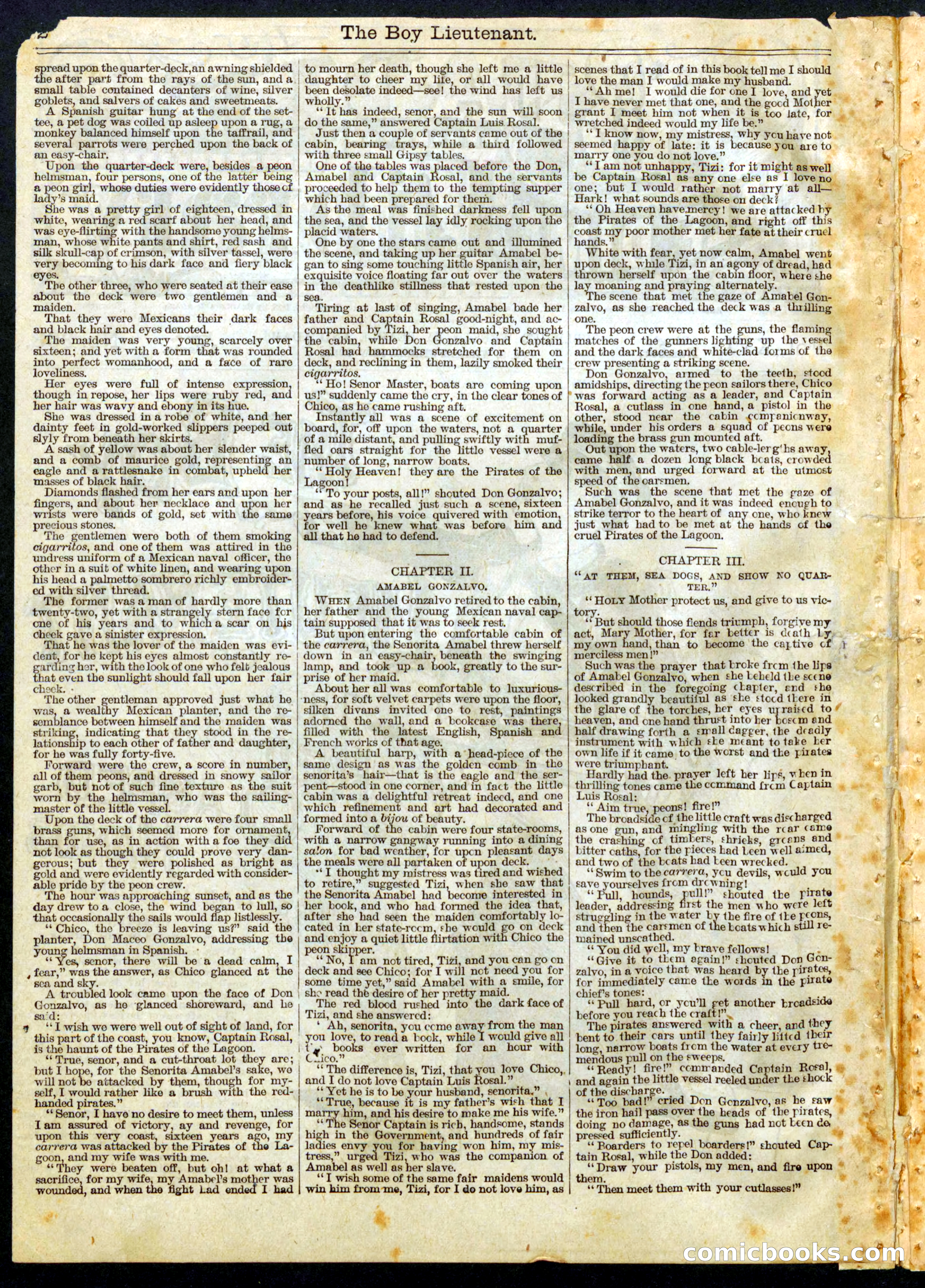 The Boy Lieutenant; or, The Red Clasped Hands — page 2 of 16