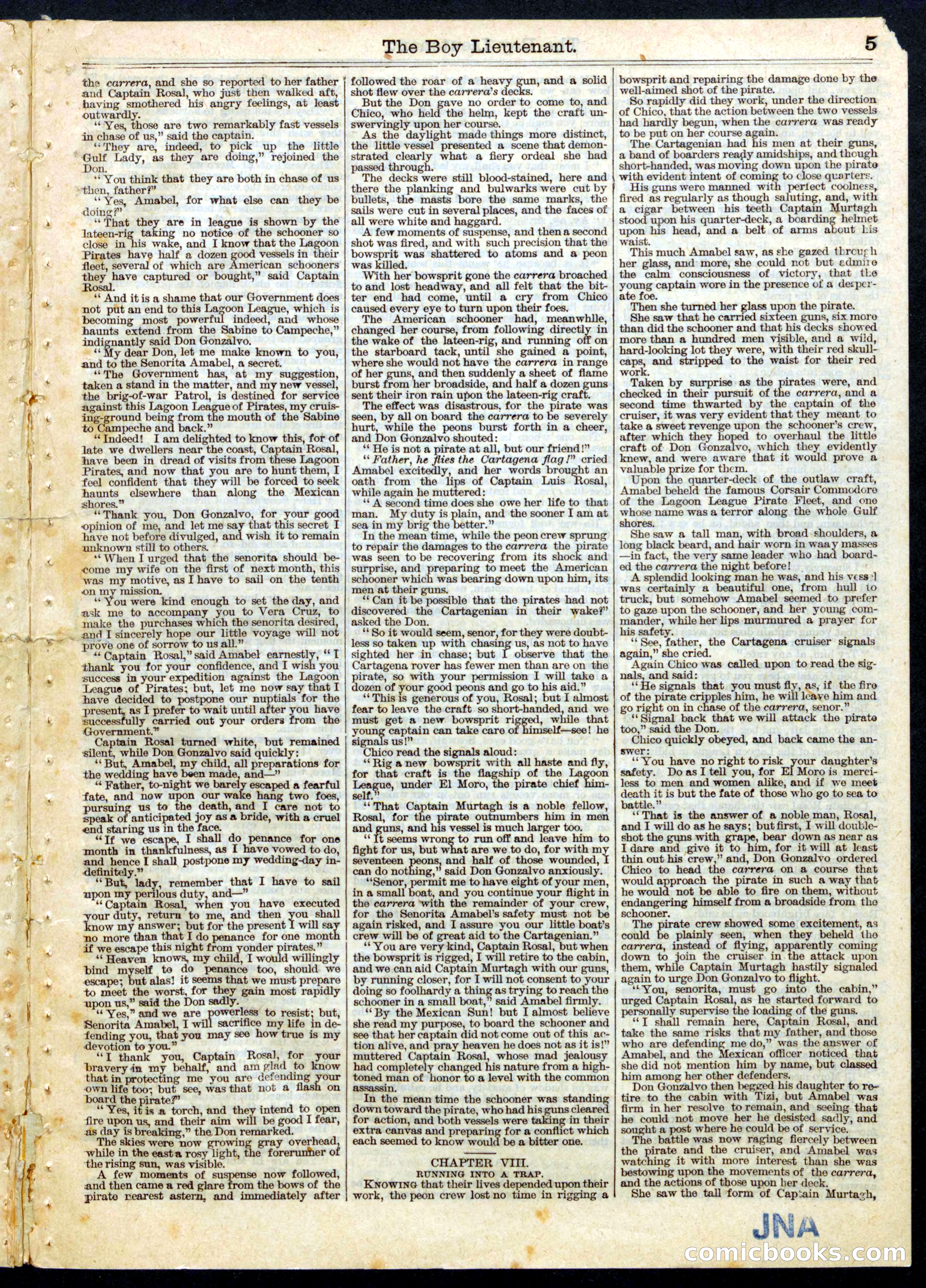 The Boy Lieutenant; or, The Red Clasped Hands — page 5 of 16
