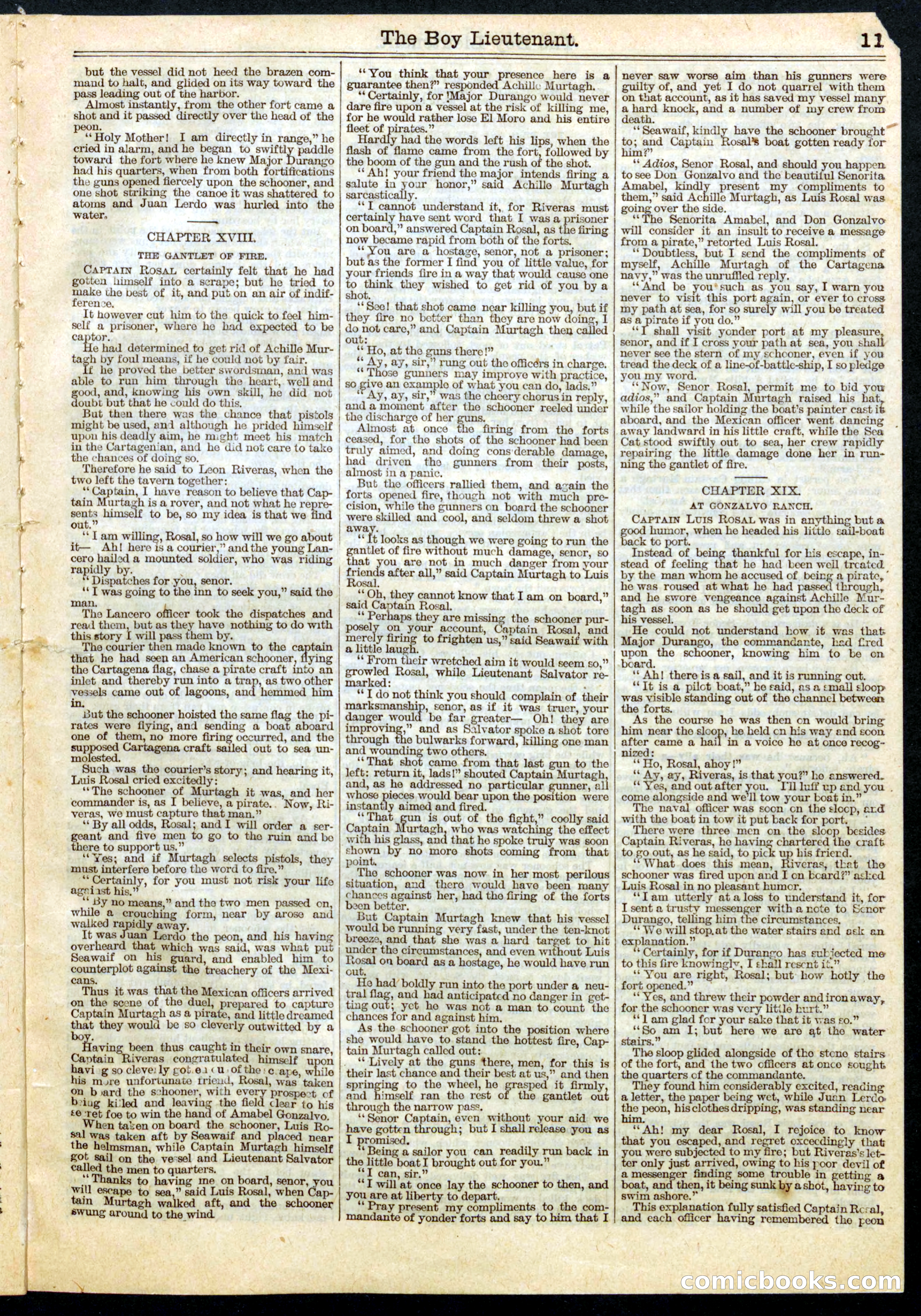 The Boy Lieutenant; or, The Red Clasped Hands — page 11 of 16